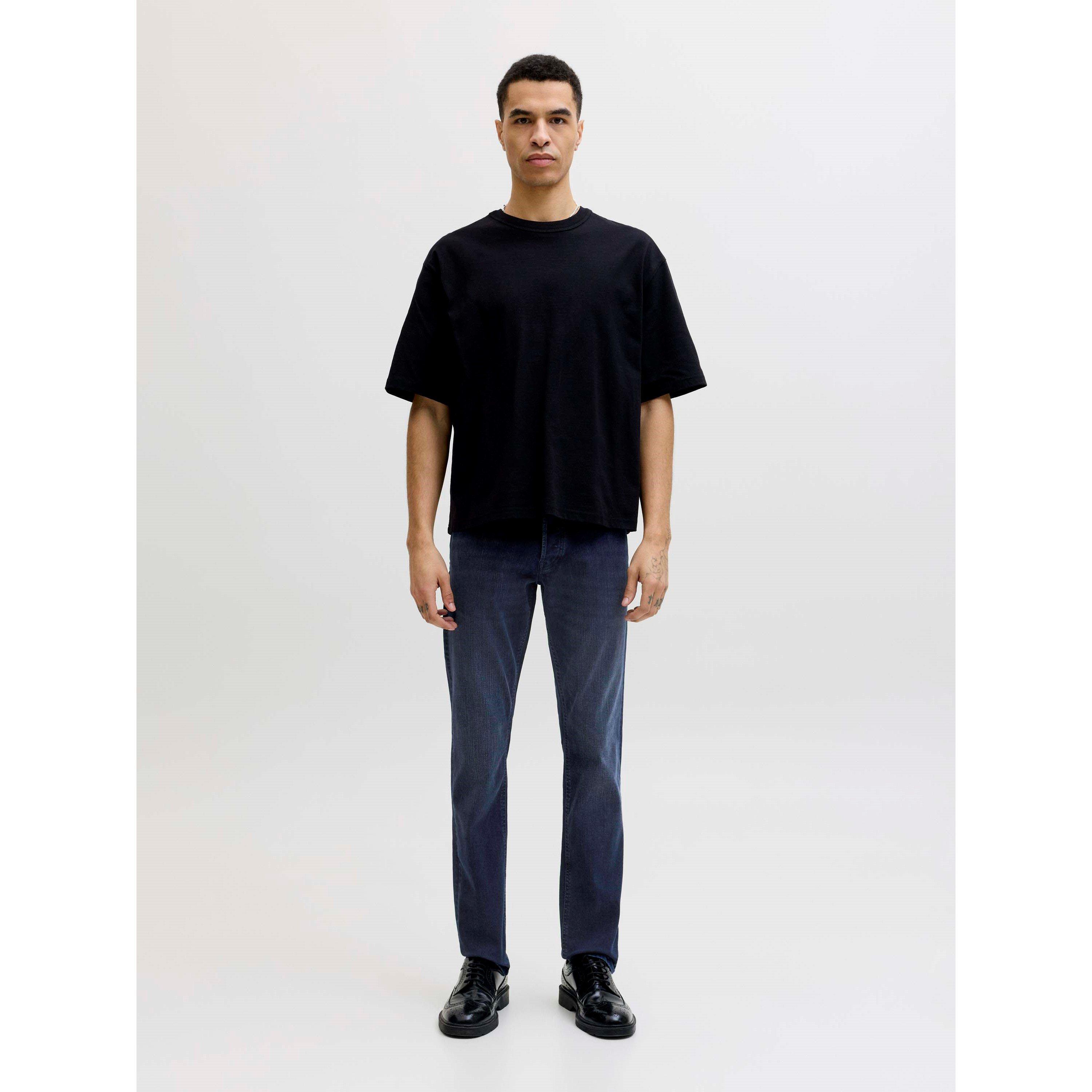 Blue Denim - Jack and Jones - Men's Glenn Original Slim Fit Jeans - 3