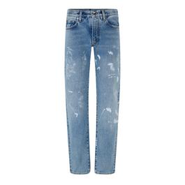 Off White Diagonal Slim Jeans