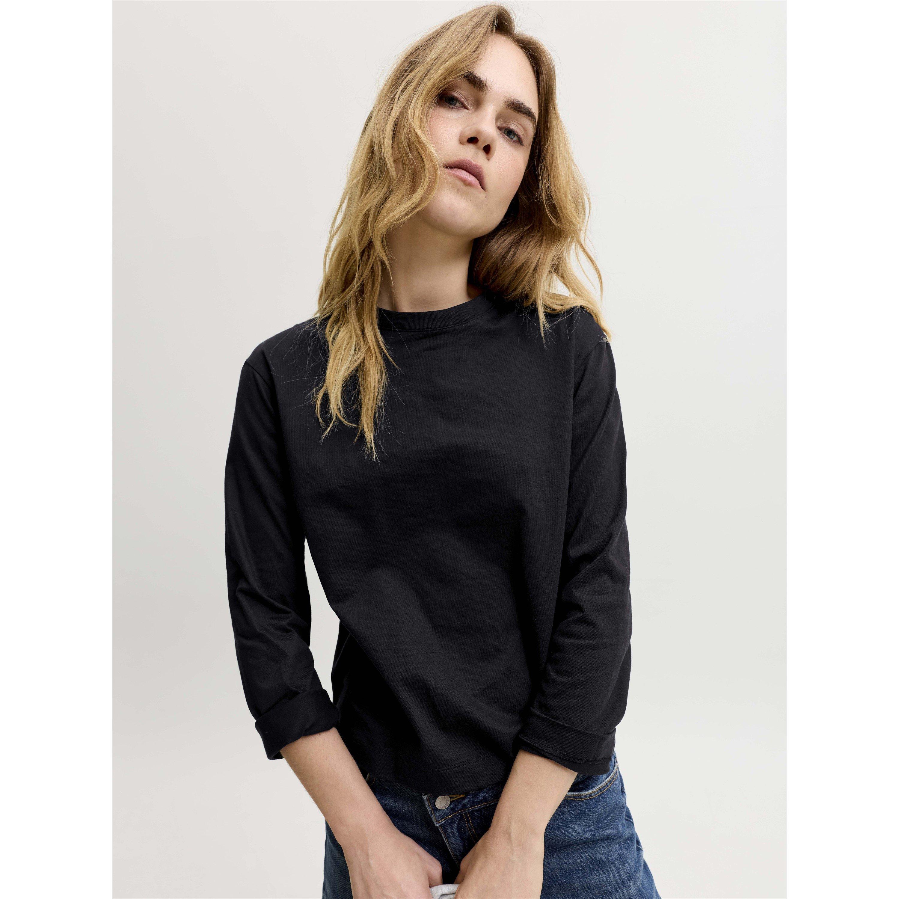 Black - JJXX - JJXX Sophia Boxy Ls Ld64 - 8