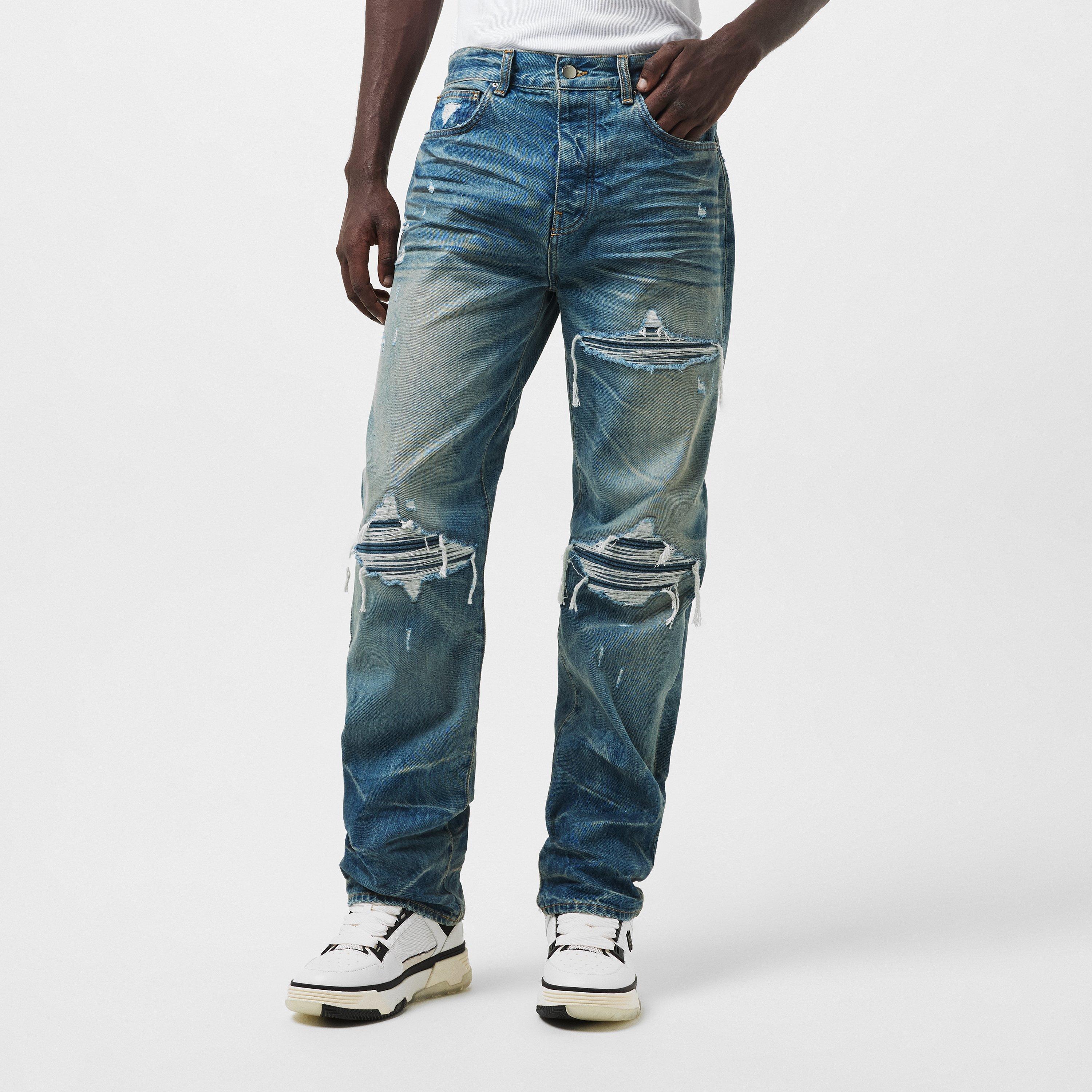 Indigo - Amiri - Men's Straight Leg Jeans - 3