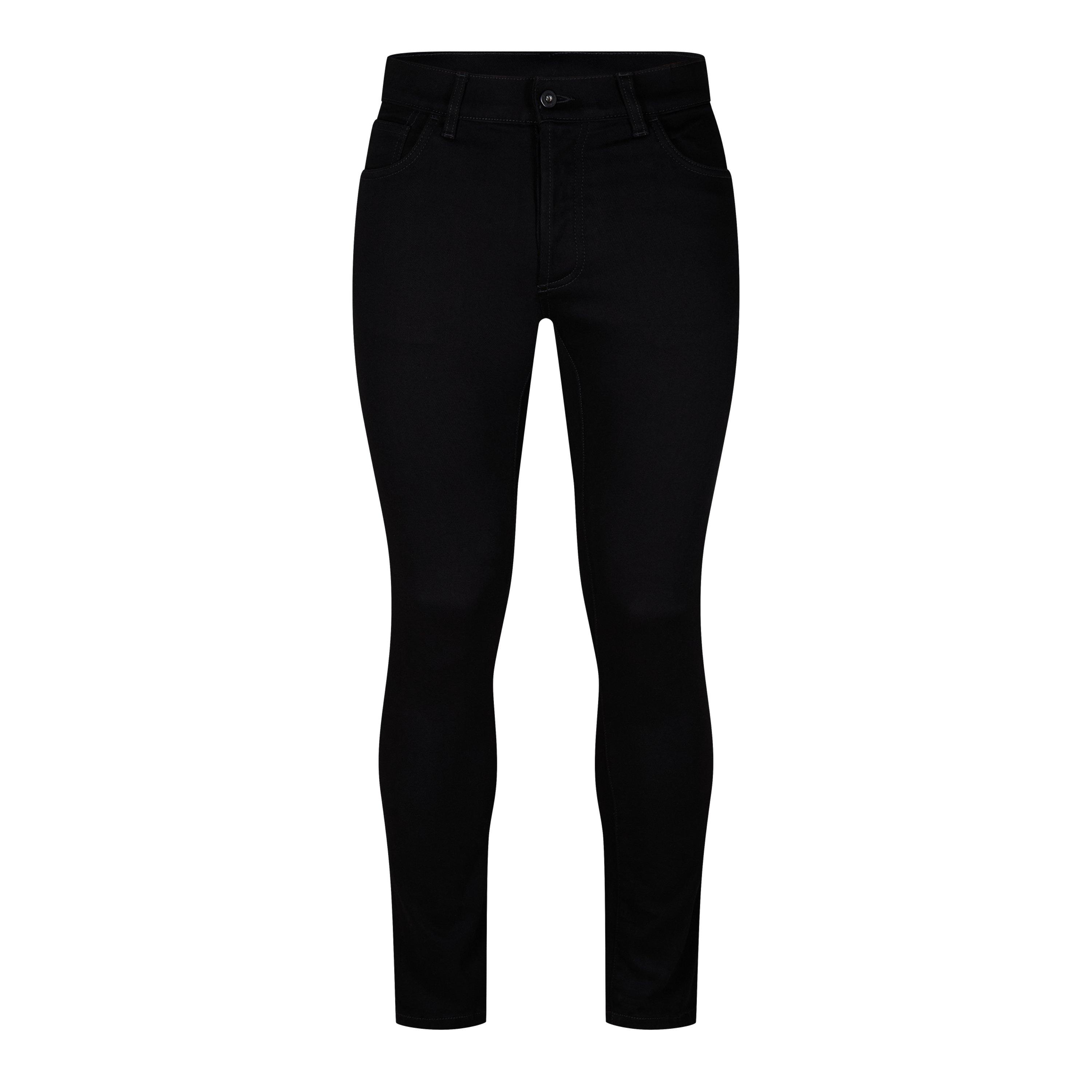 Black White - Marcelo Burlon - Men's Embroidered Logo Slim Fit Jeans - 1