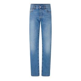 Marcelo Burlon Embroidered Logo Straight-Leg Jeans