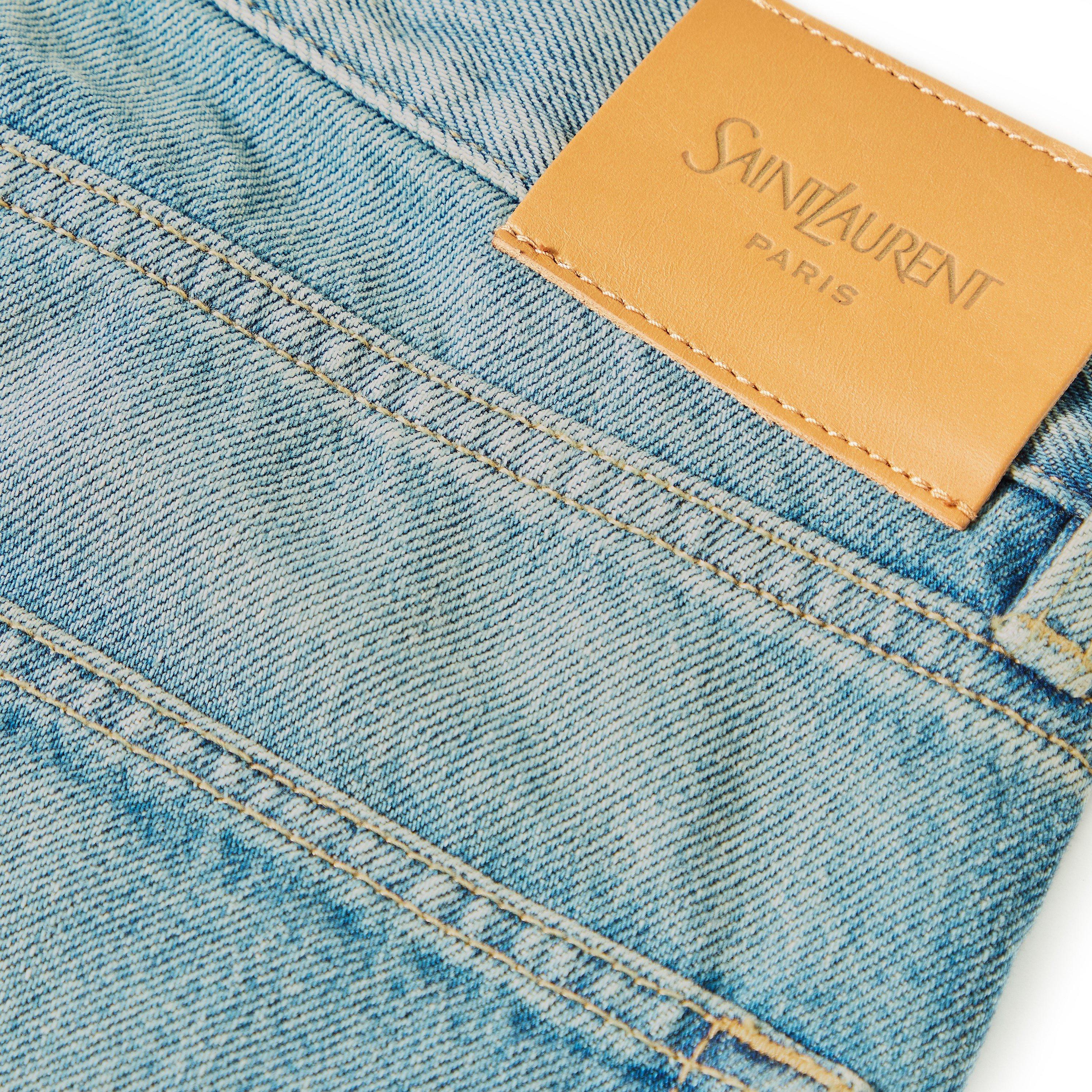 Indigo Ocean - Saint Laurent - Men's Long Mick Straight Leg Jeans - 3