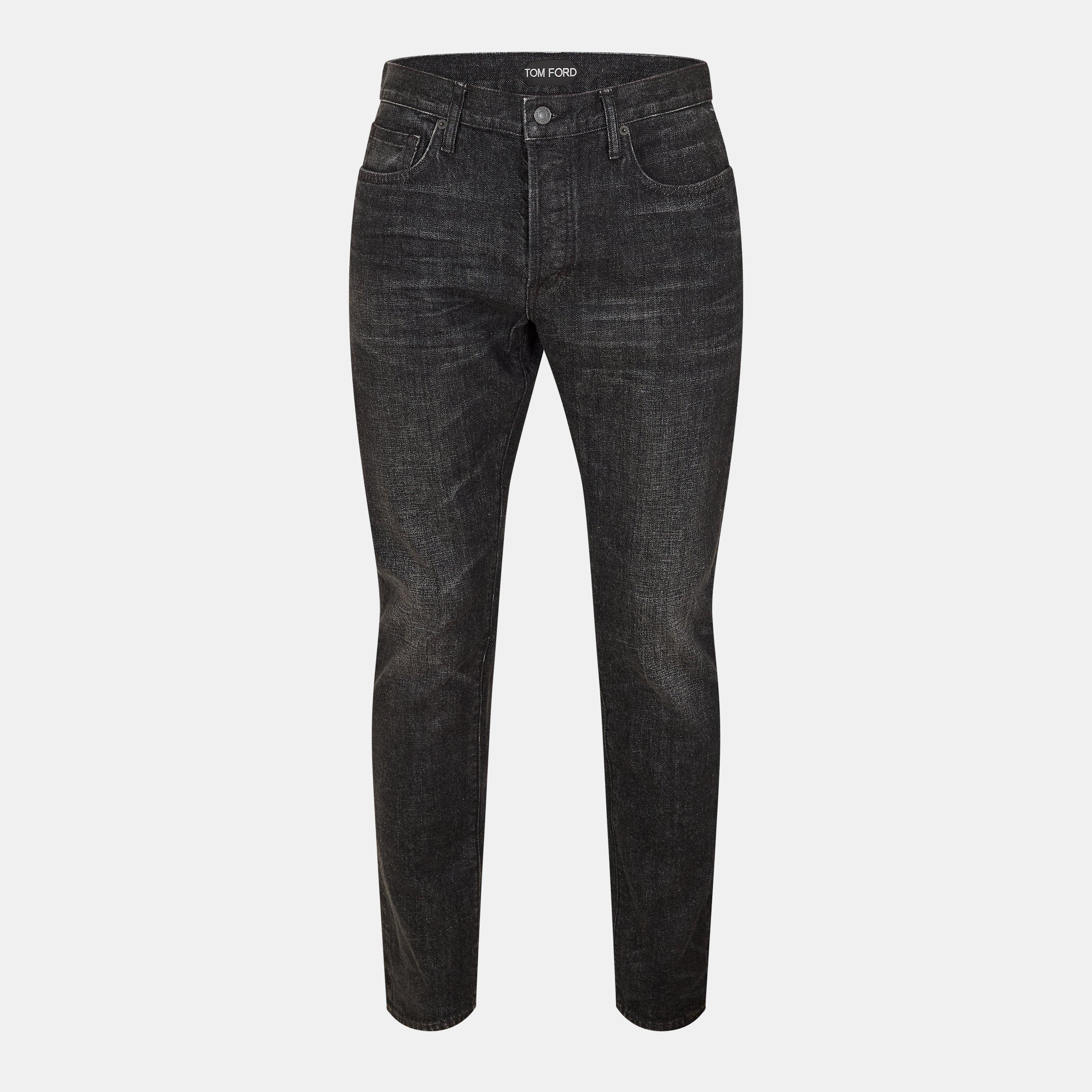 Black - Tom Ford - Men's Straight Leg Jeans - 1