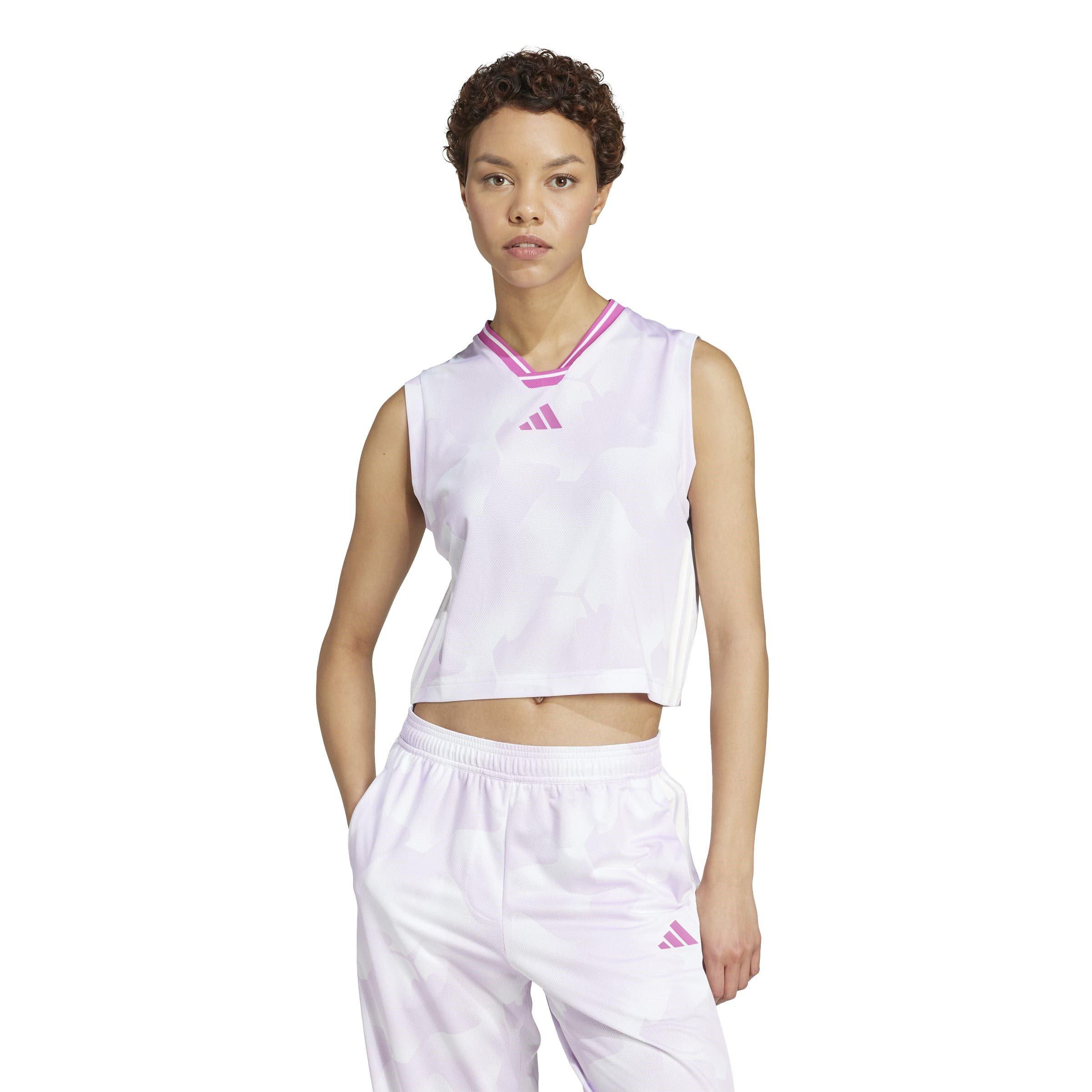 Ice/Wht/Fuchsia - adidas - Tiro Sleeveless Vest - 2