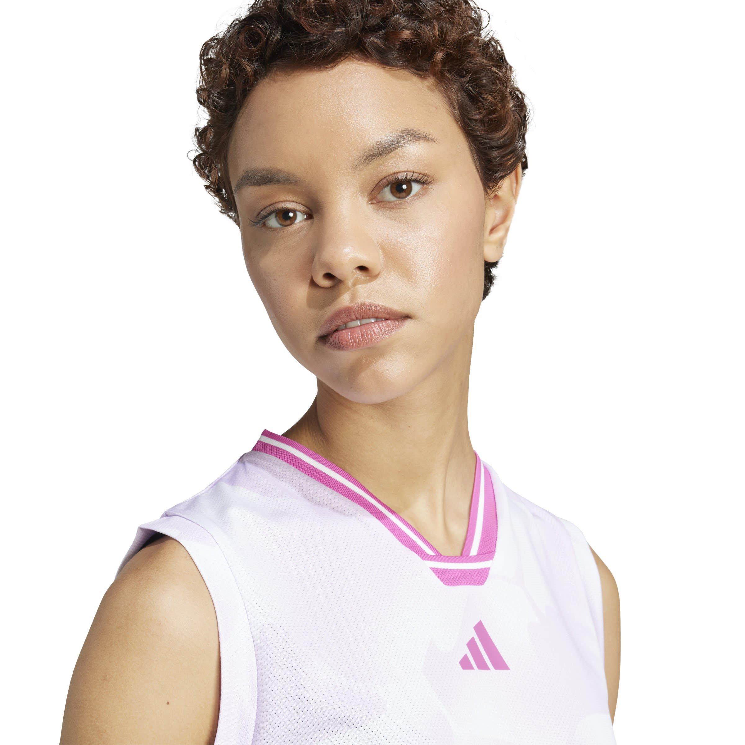 Ice/Wht/Fuchsia - adidas - Tiro Sleeveless Vest - 5