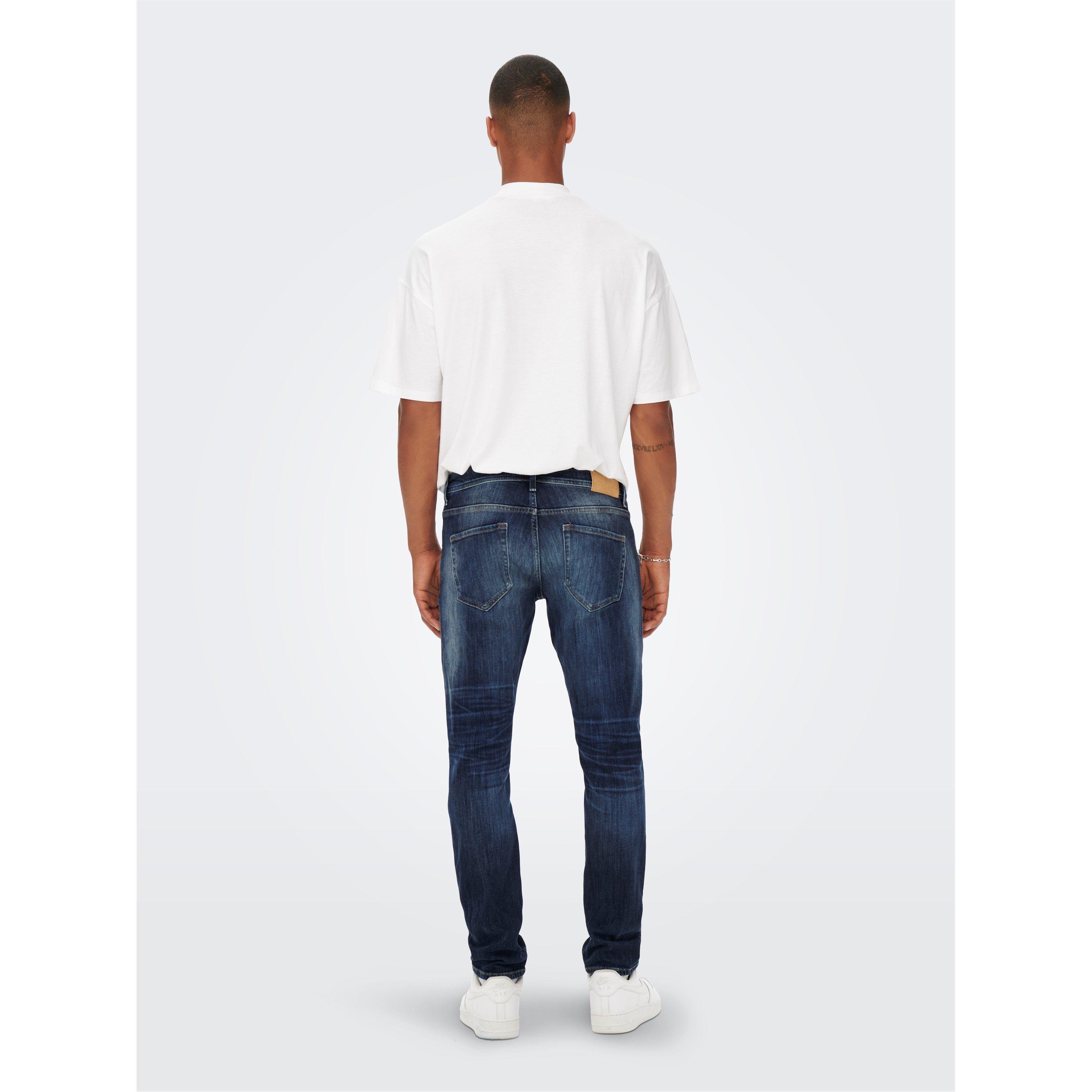 Denim Blu - Only and Sons - Skinny Tapered Jeans - 4