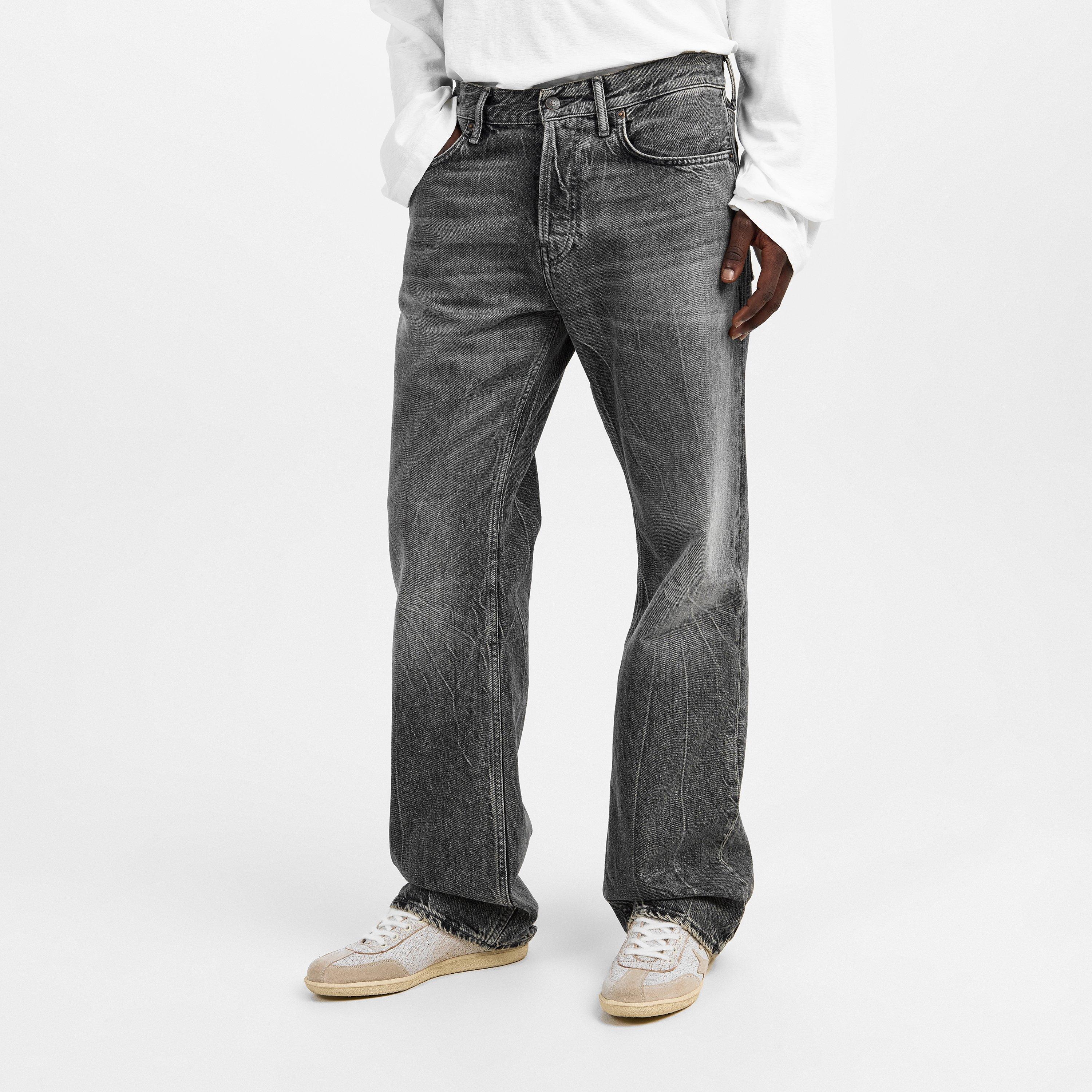 Black - Acne Studios - Men's Gothic Straight Leg Jeans - 3