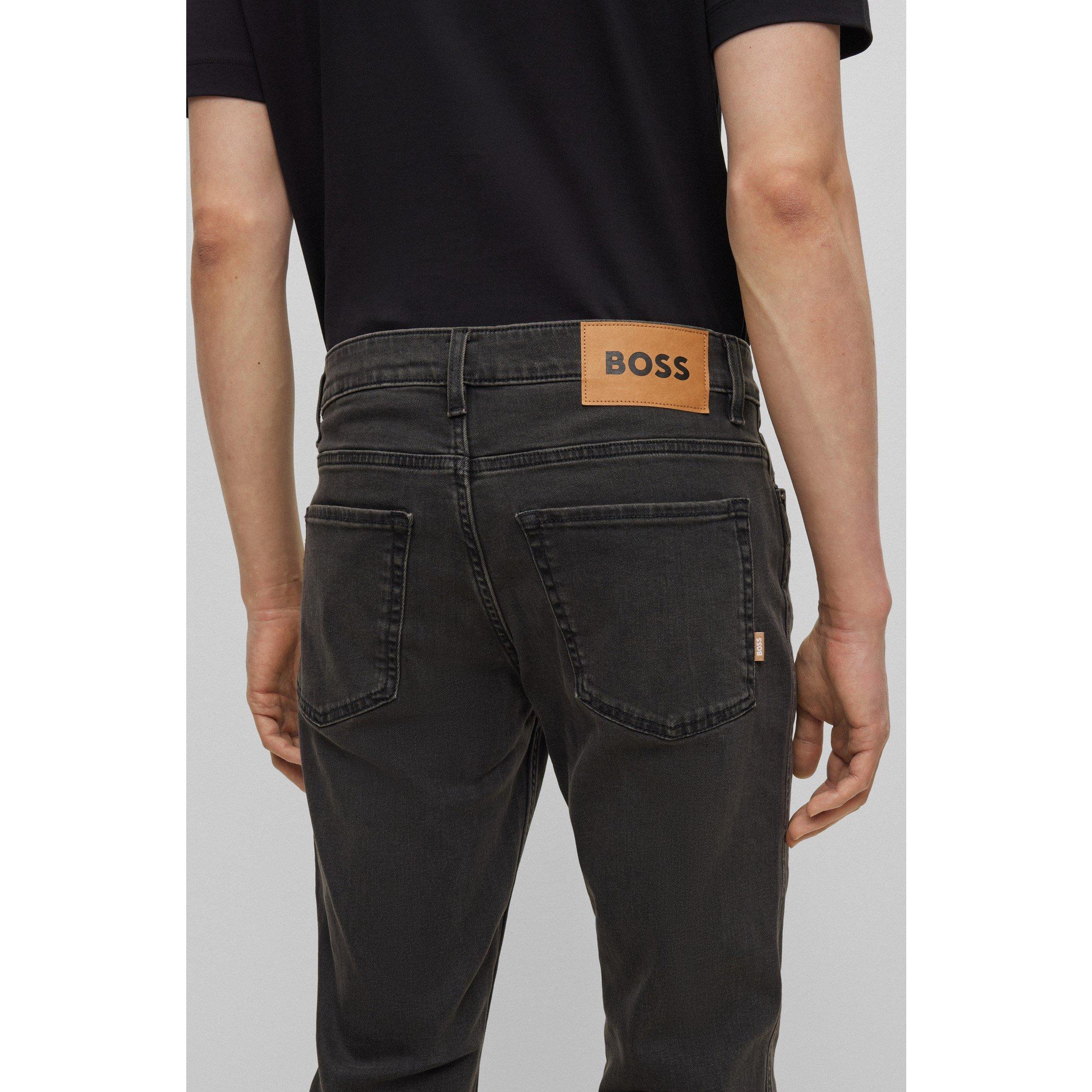 Dark Grey - Boss - Delaware Jn Slim Fit Jeans - 4