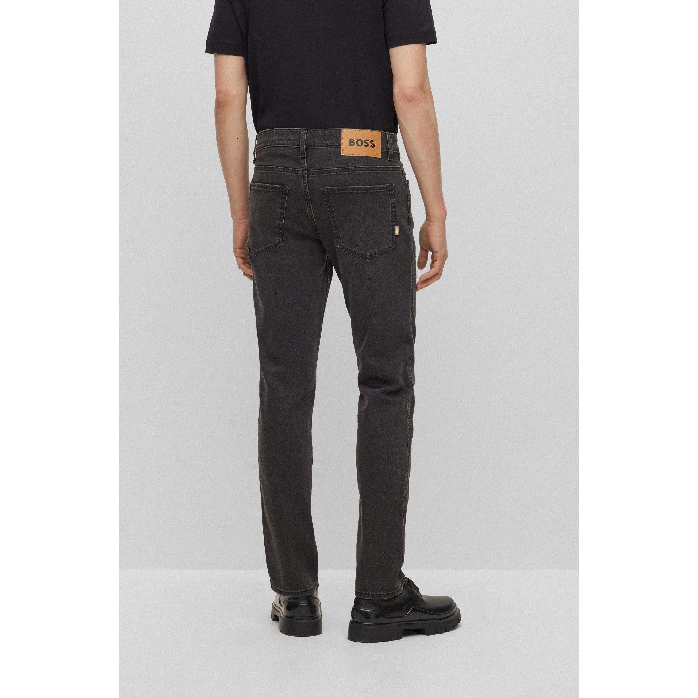 Dark Grey - Boss - Delaware Jn Slim Fit Jeans - 5