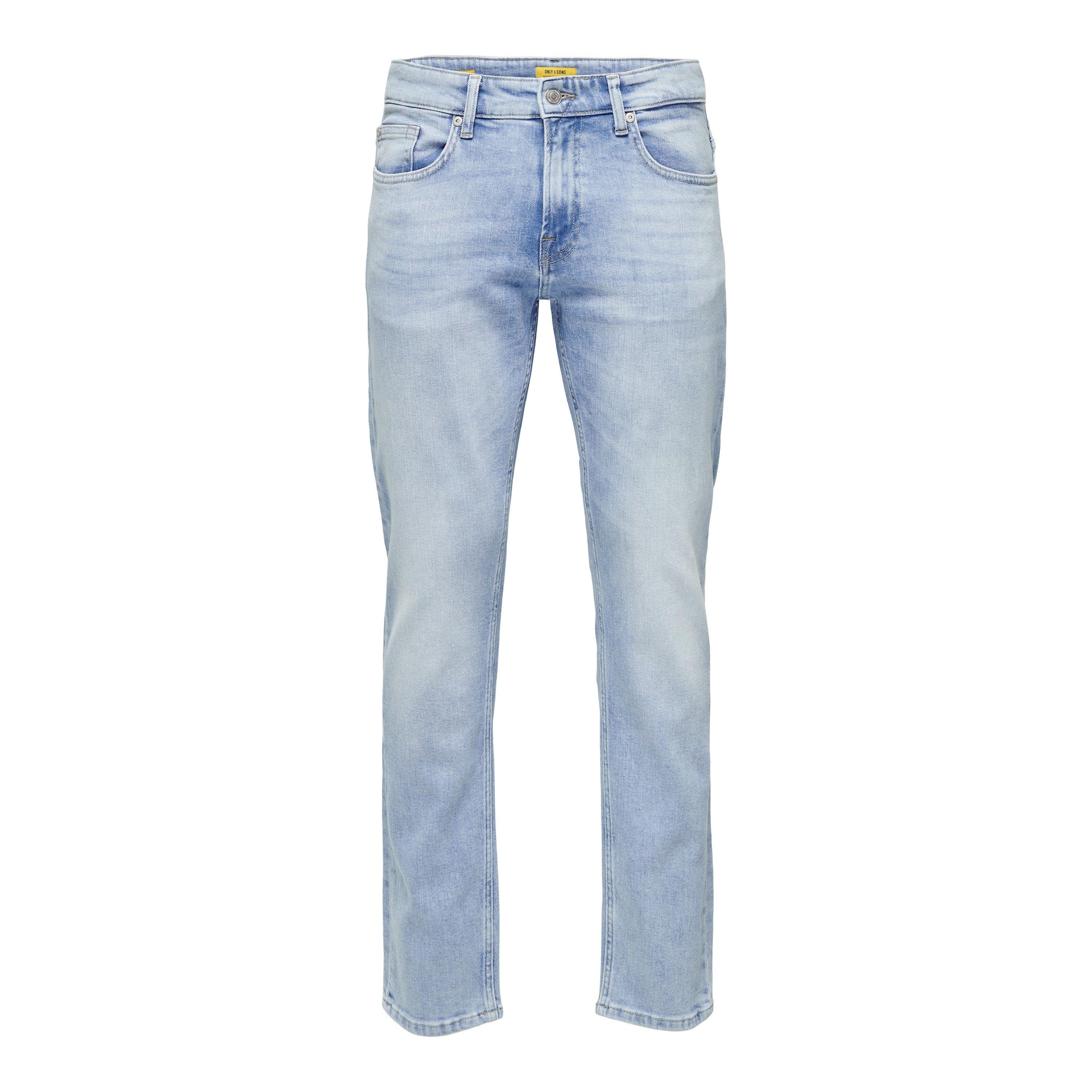Lt Blue Denim - Only and Sons - Tai Skinny Tapered Jeans - 6