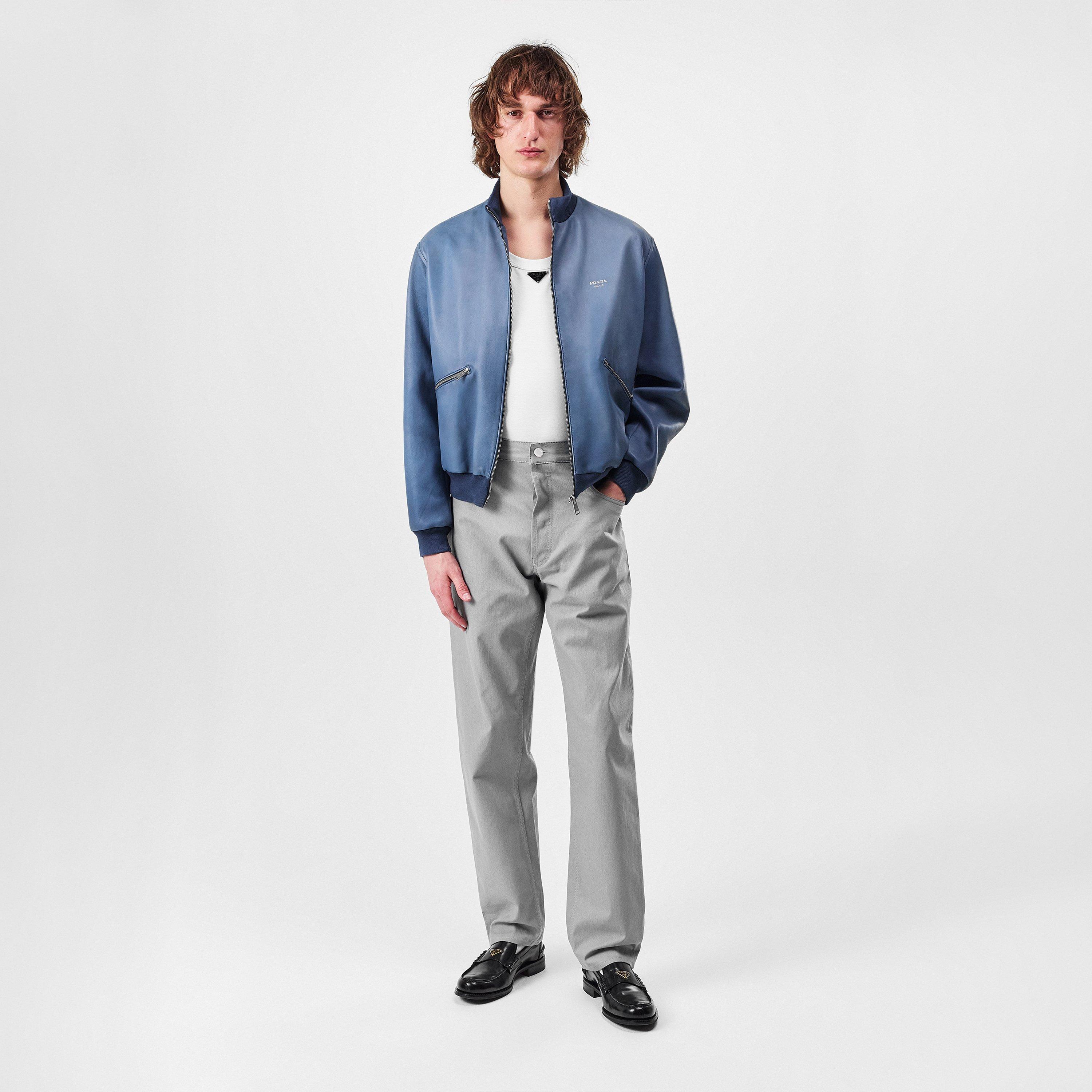 Grey - Prada - Five-Pocket Denim Jeans - 5