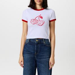 Daisy Street Cherry Ringer T-Shirt