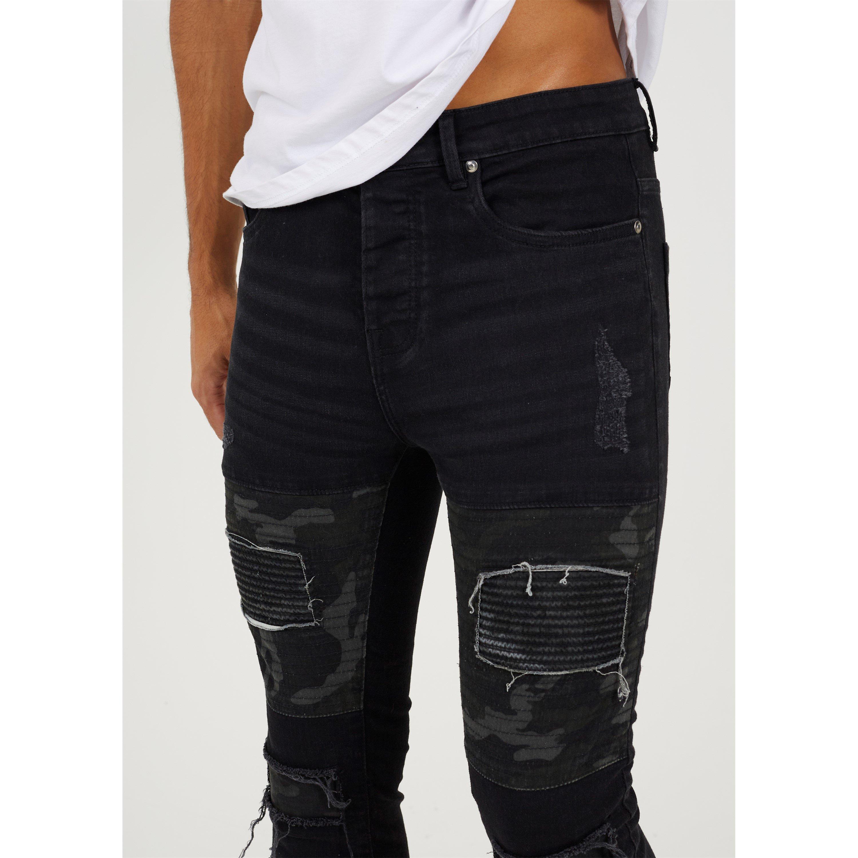 Ugljeni pranje - Brave Soul - Wash Biker Jean - 4