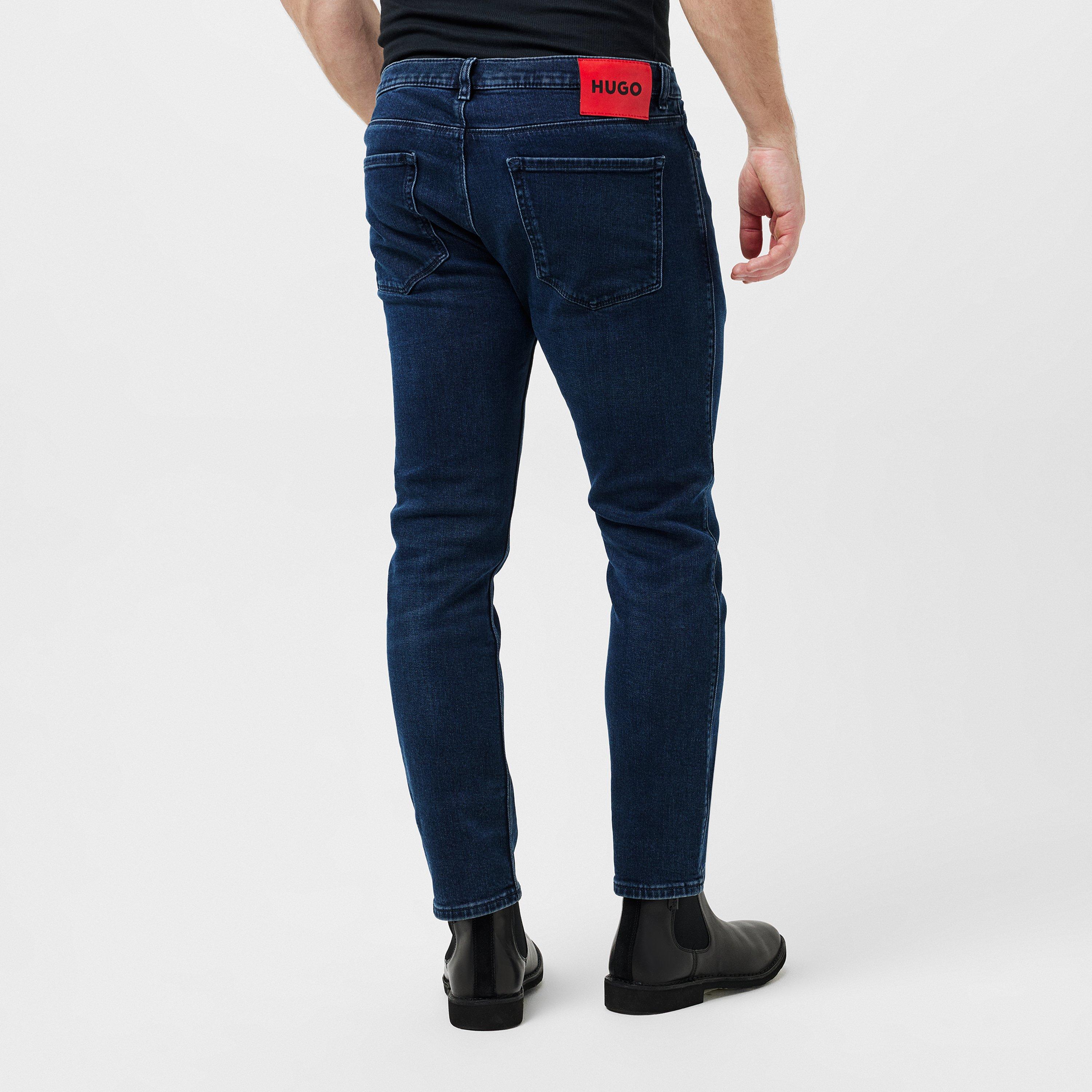 Navy - Hugo - Men's Slim Fit Jeans - 4