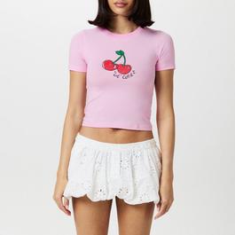 Daisy Street Cherry Baby Tee