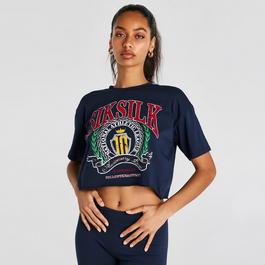 SikSilk SS Logo T Shirt Womens