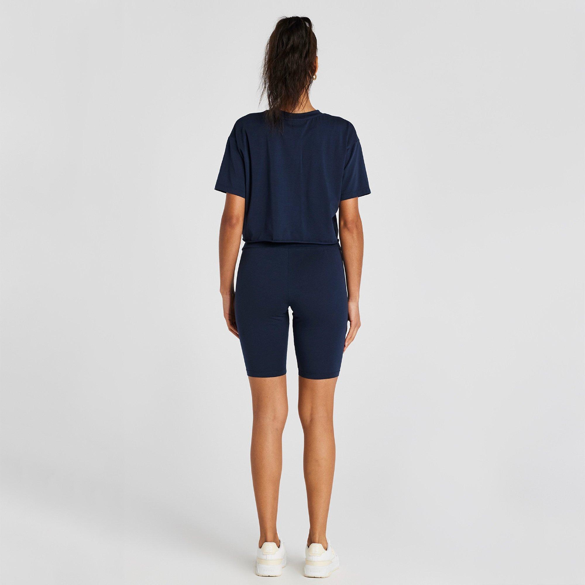 Marineblauw - SikSilk - Logo T-Shirt Womens - 5