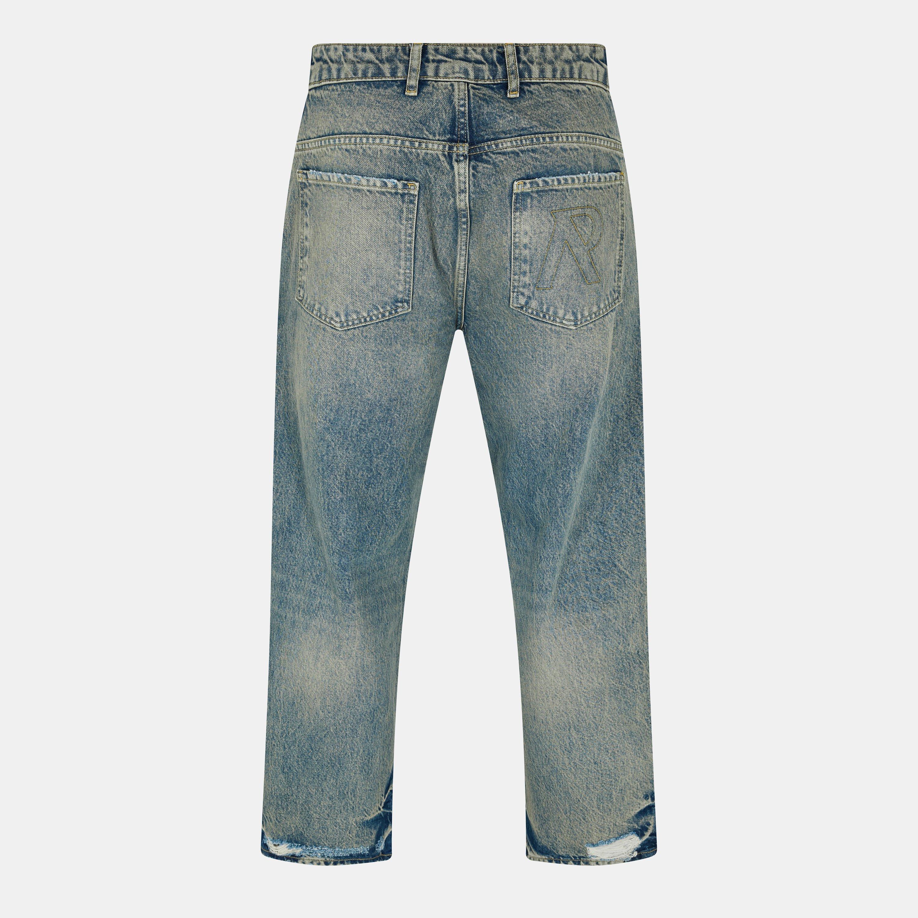 Blue Cream - Represent - Men's Straight Jeans - 2