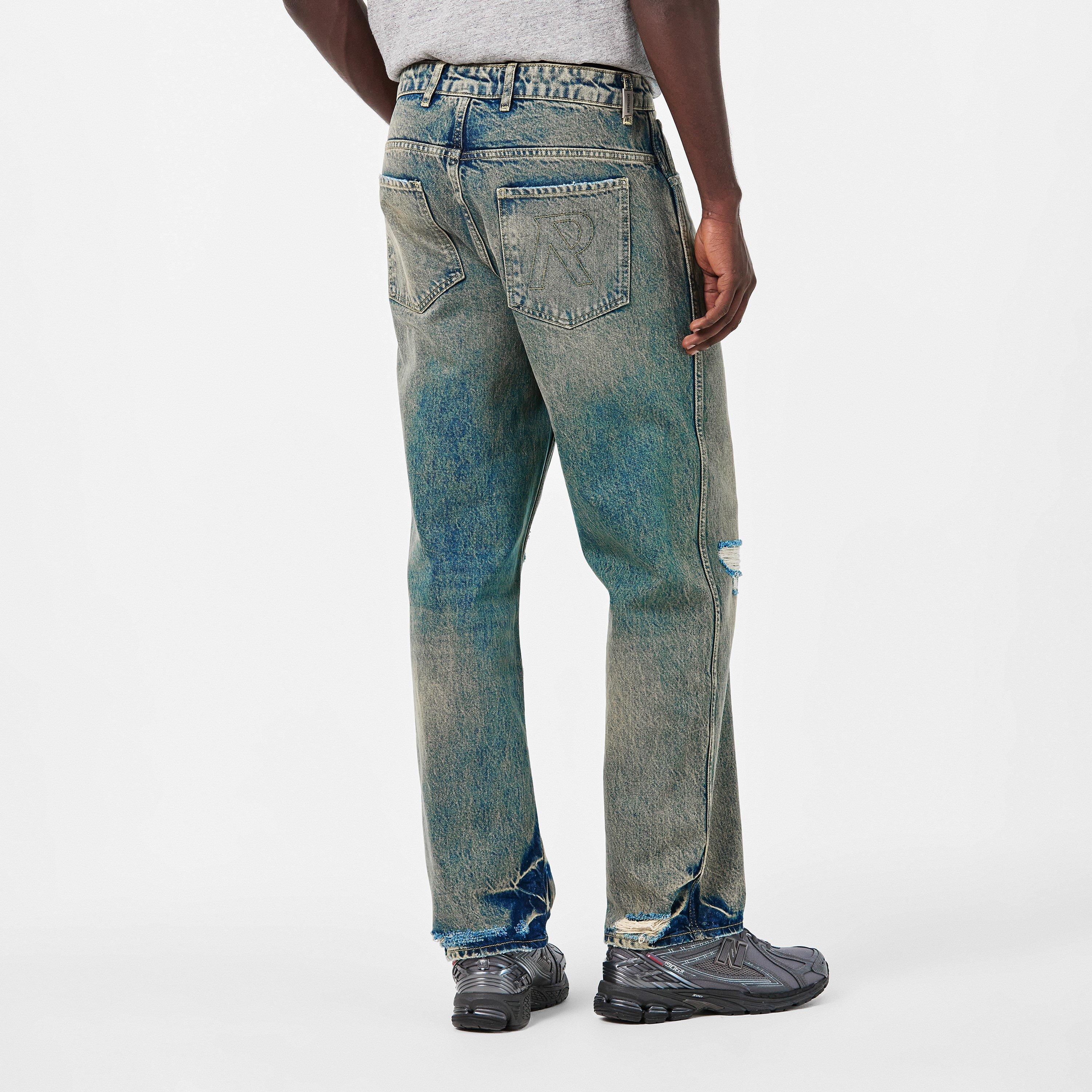 Blue Cream - Represent - Men's Straight Jeans - 4