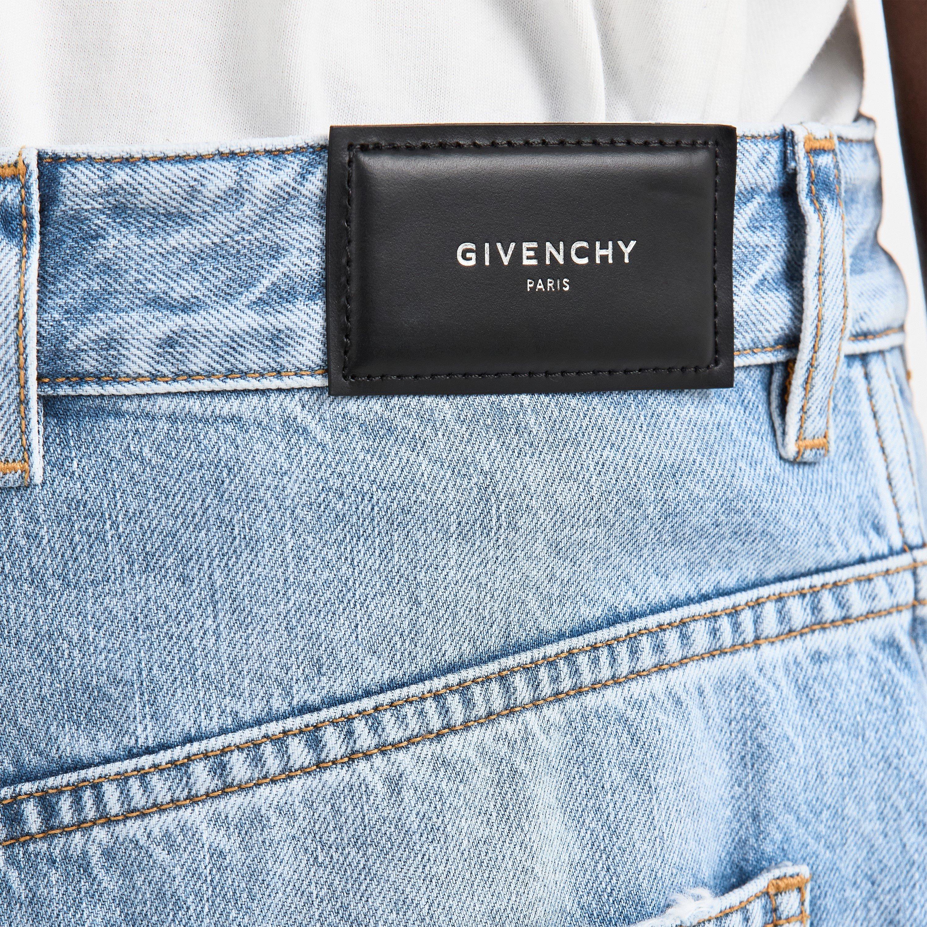 Light blue - GIVENCHY - Men's GIV Seam Straight Leg Jeans - 5