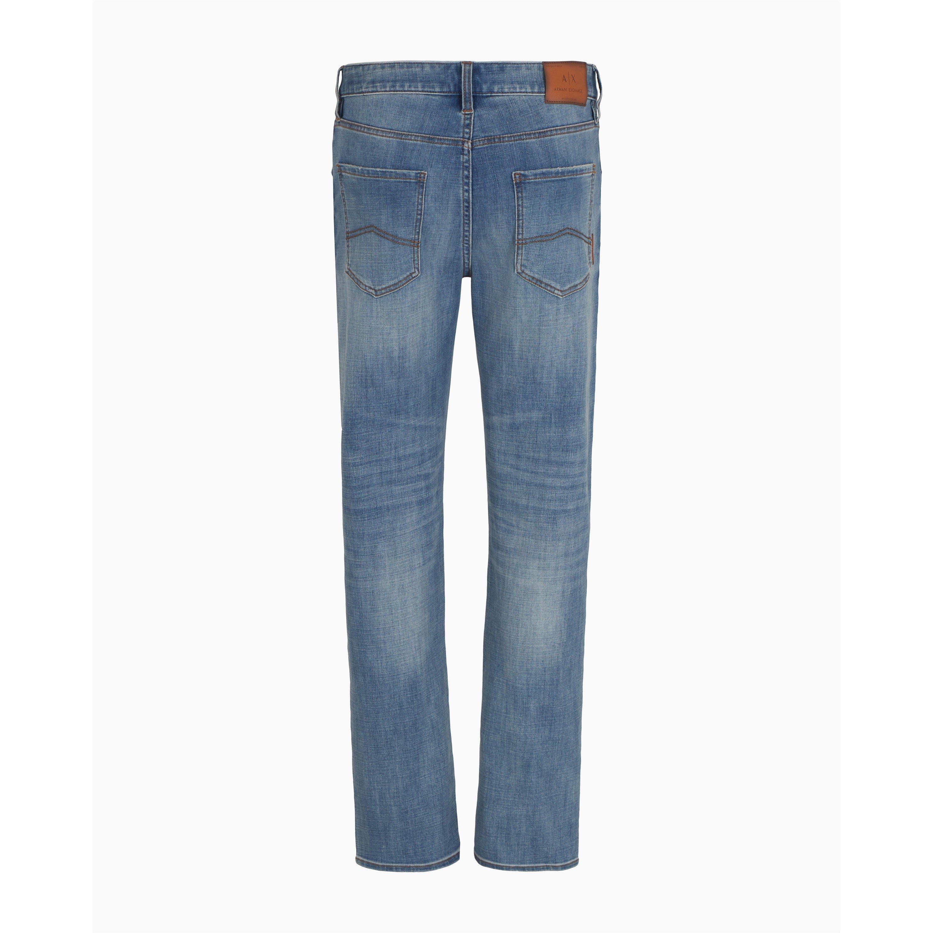 Light Wash - Armani Exchange - Men's Slim Fit Jeans - 2