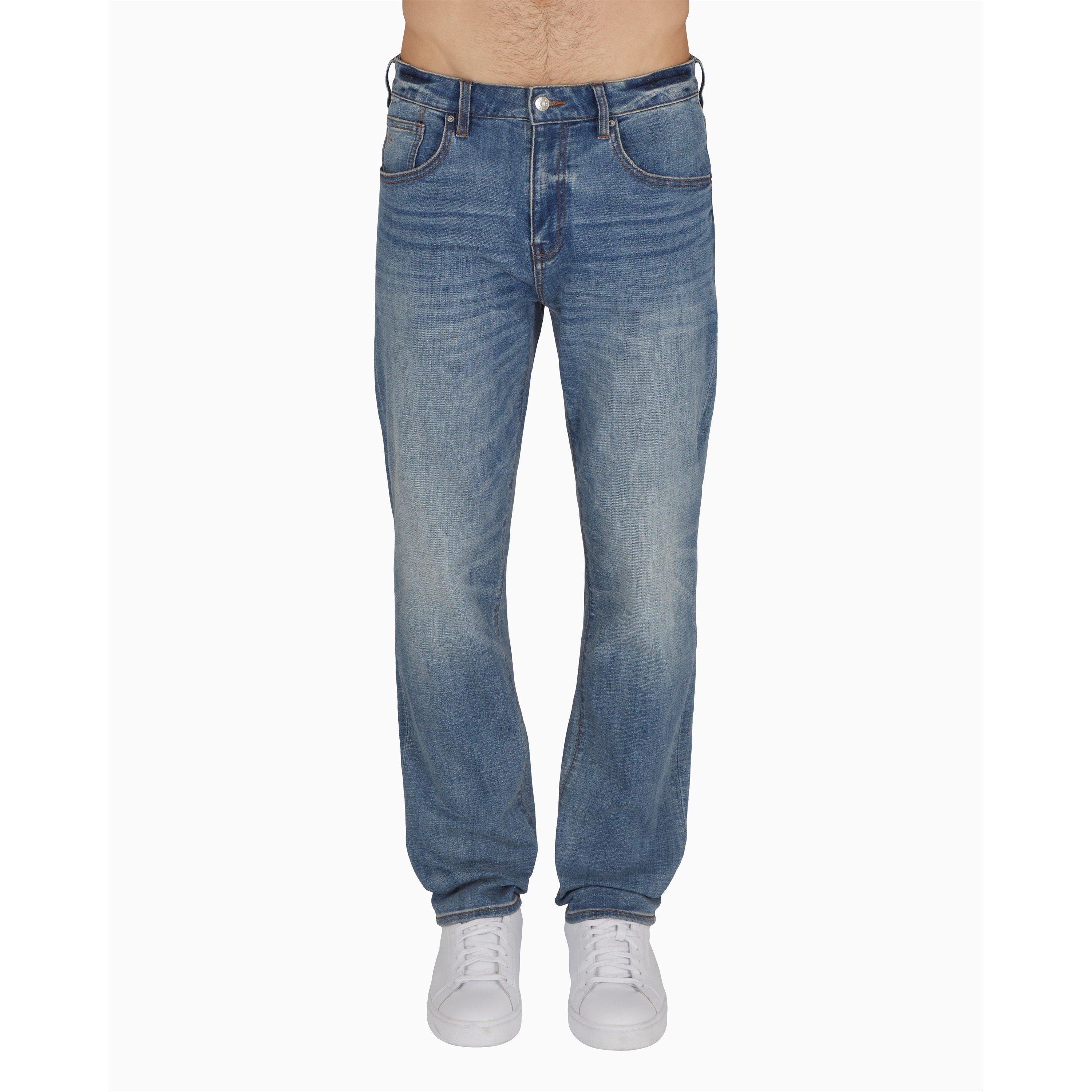 Light Wash - Armani Exchange - Men's Slim Fit Jeans - 3