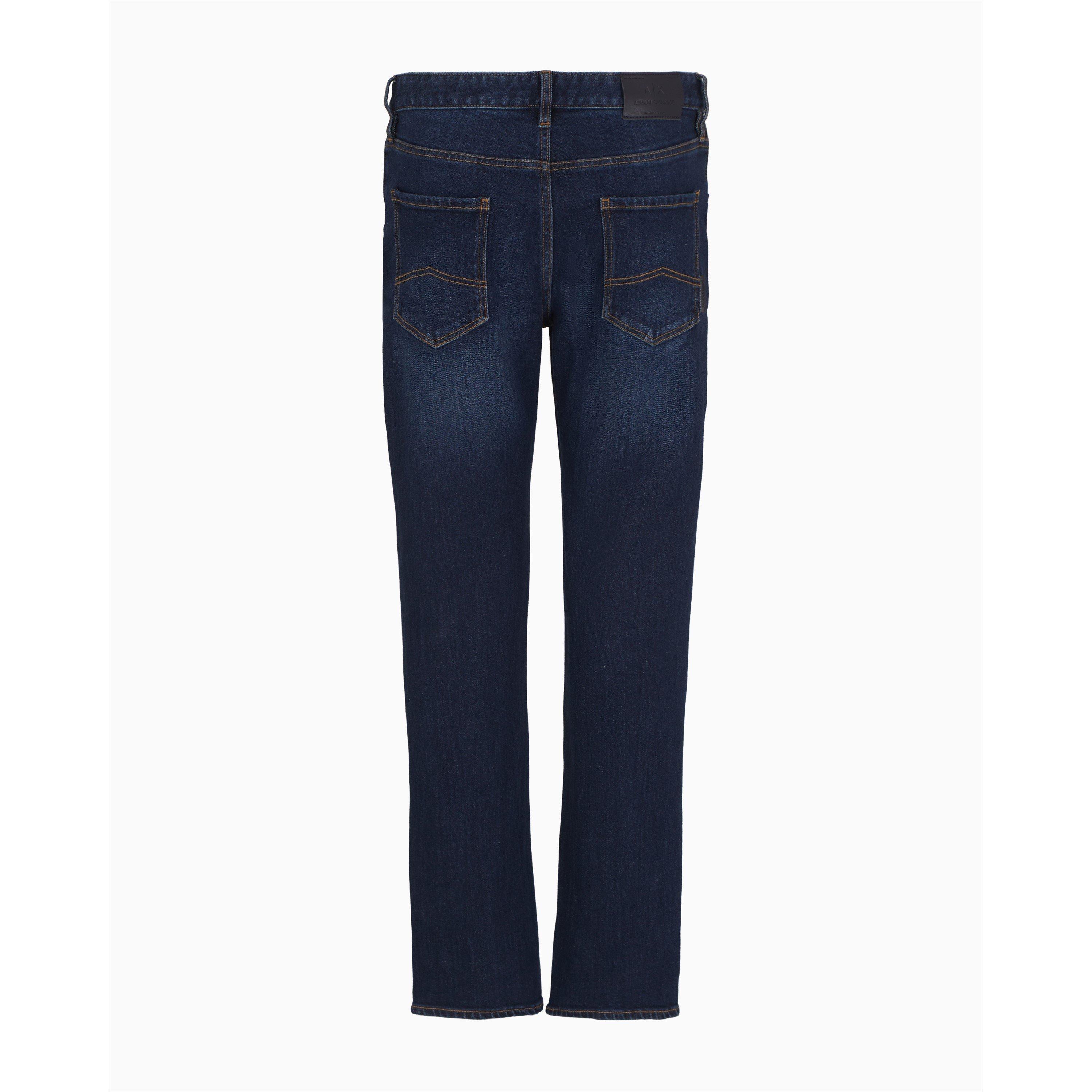 Dunkle Waschung - Armani Exchange - Men's Stretch Slim Fit Jeans - 6