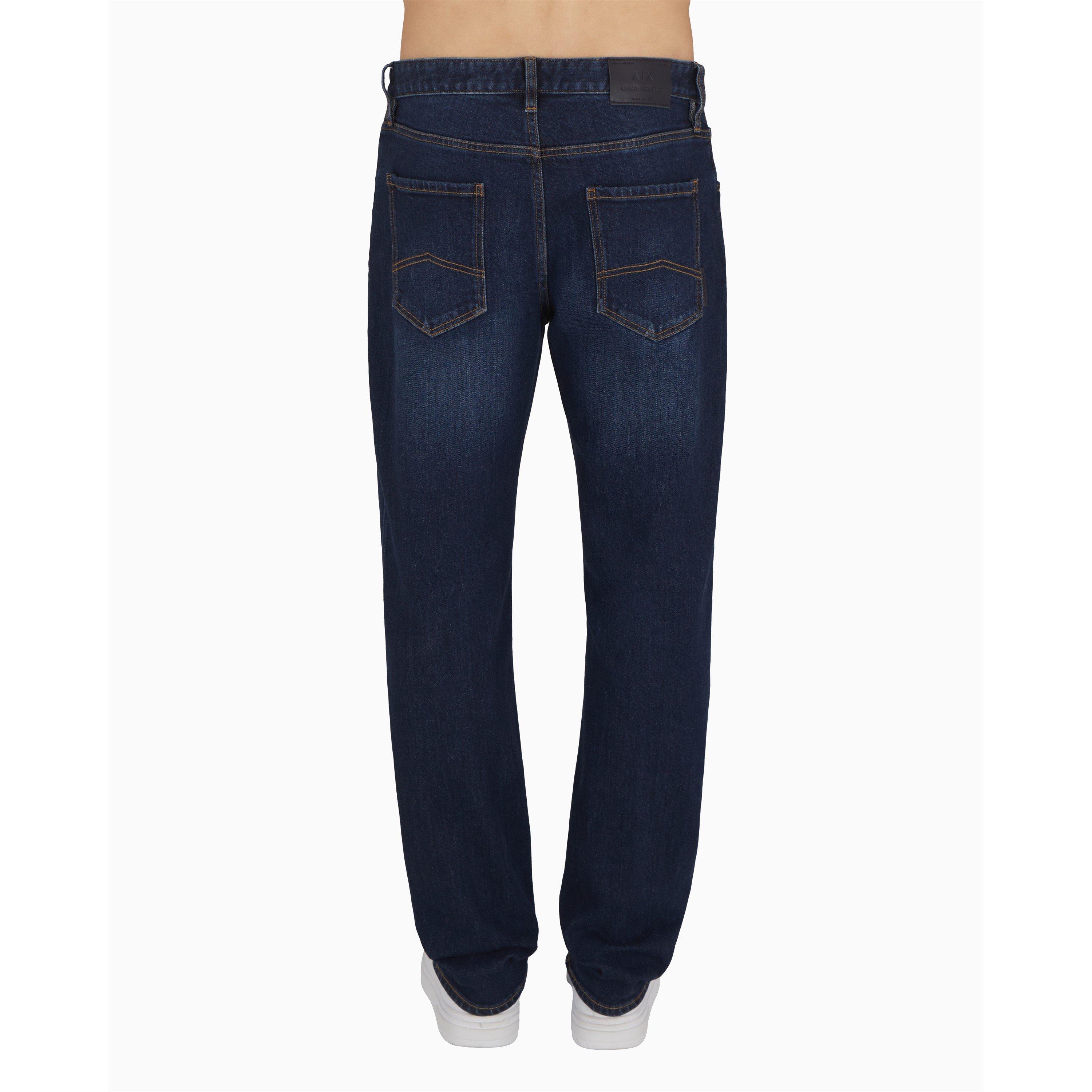 Dunkle Waschung - Armani Exchange - Men's Stretch Slim Fit Jeans - 4