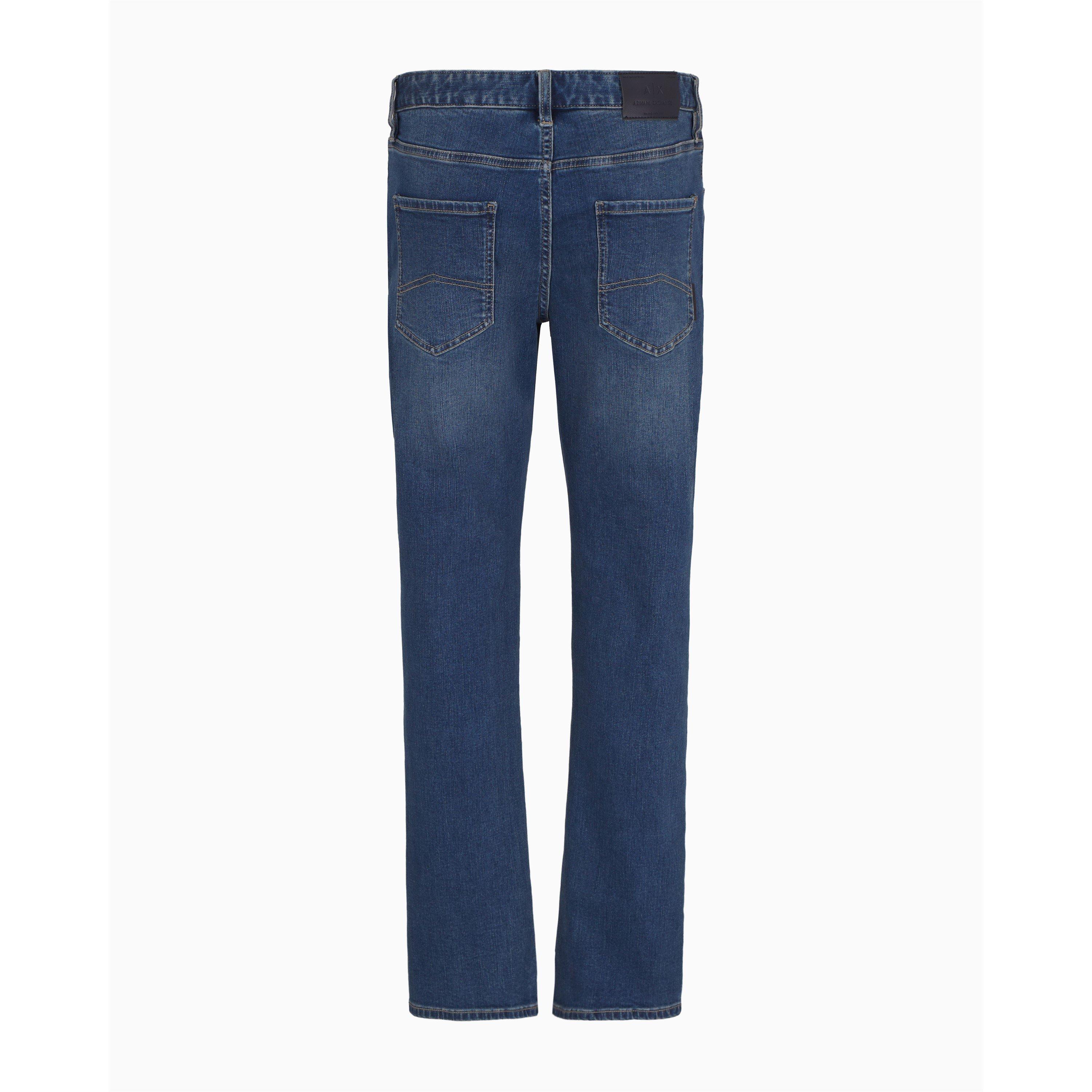 Mid Wash - Armani Exchange - Men's Slim Fit Jeans - 4