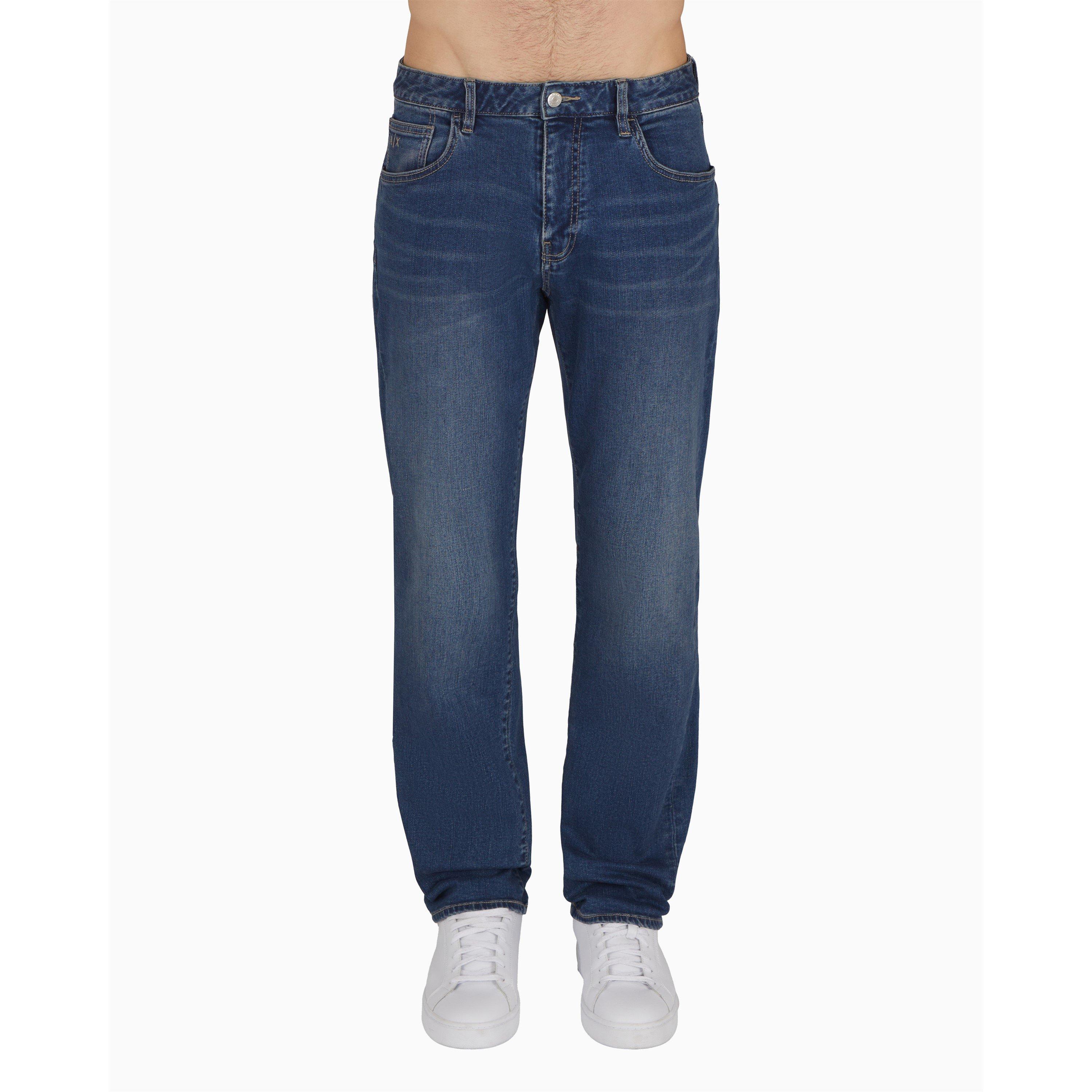 Mid Wash - Armani Exchange - Men's Slim Fit Jeans - 3