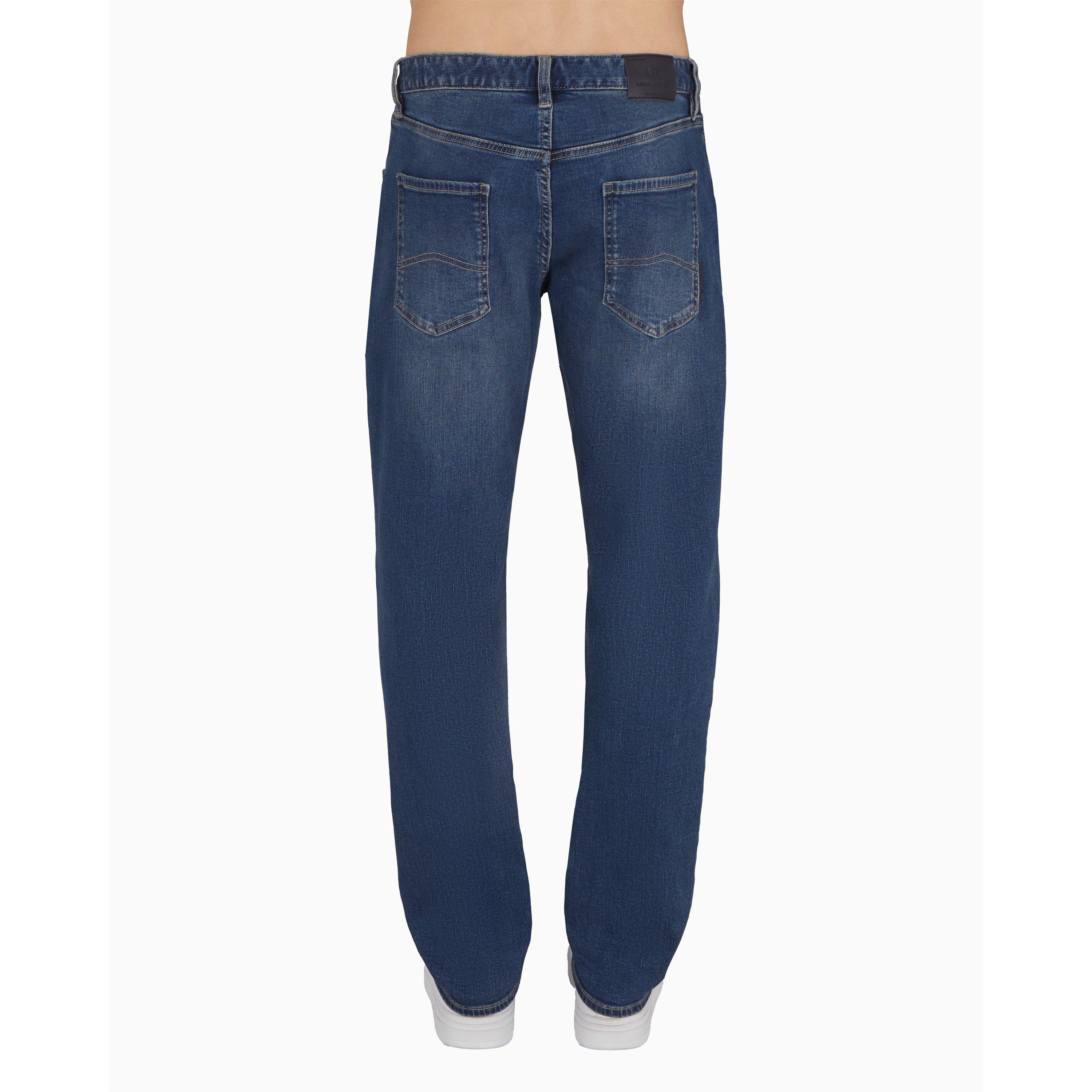 Mid Wash - Armani Exchange - Men's Slim Fit Jeans - 4