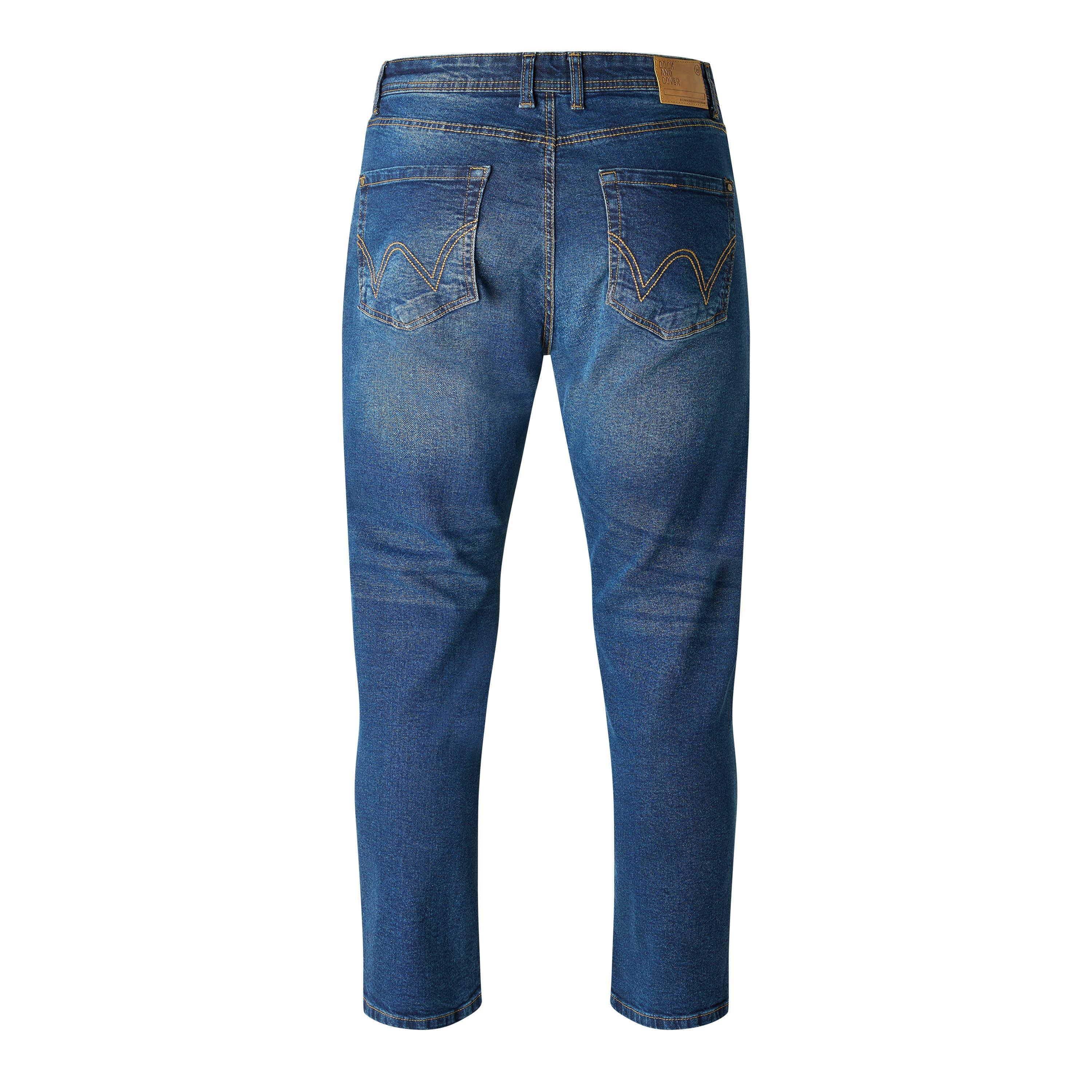 DARK WASH - Duck and Cover - Men's Crestline Straight Leg Jeans - 2