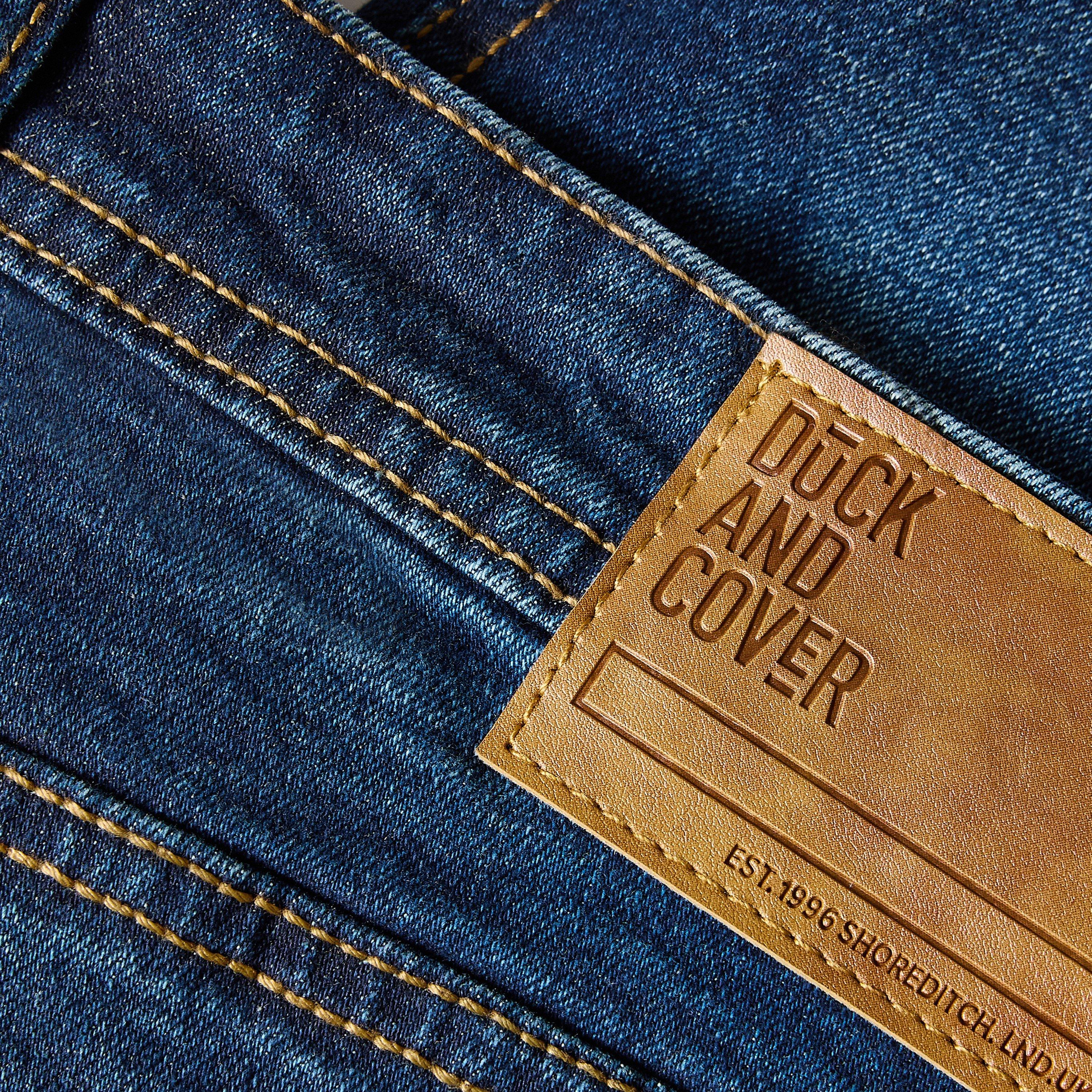 DARK WASH - Duck and Cover - Men's Crestline Straight Leg Jeans - 3