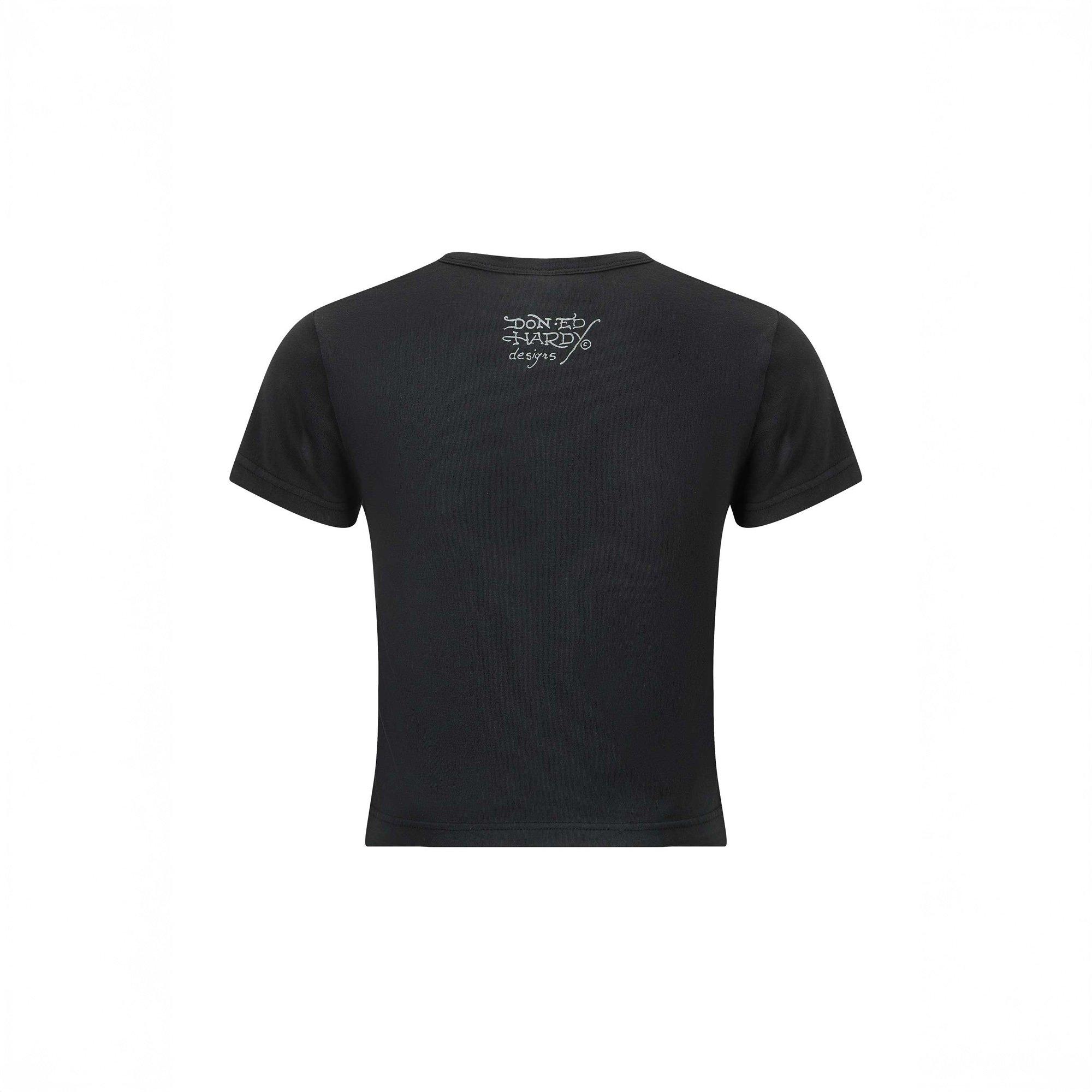 Washed Black - Ed Hardy - Women's Crop Top - 5