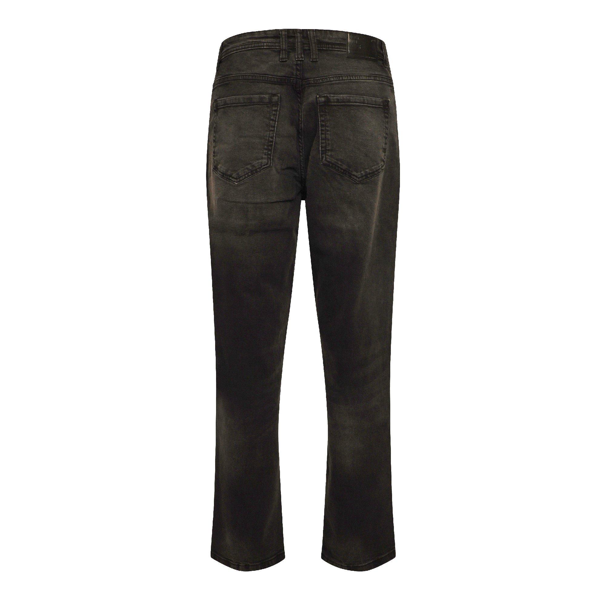 BLACK - Duck and Cover - Men's Kelvyn Relaxed Fit Straight Leg Jeans - 2