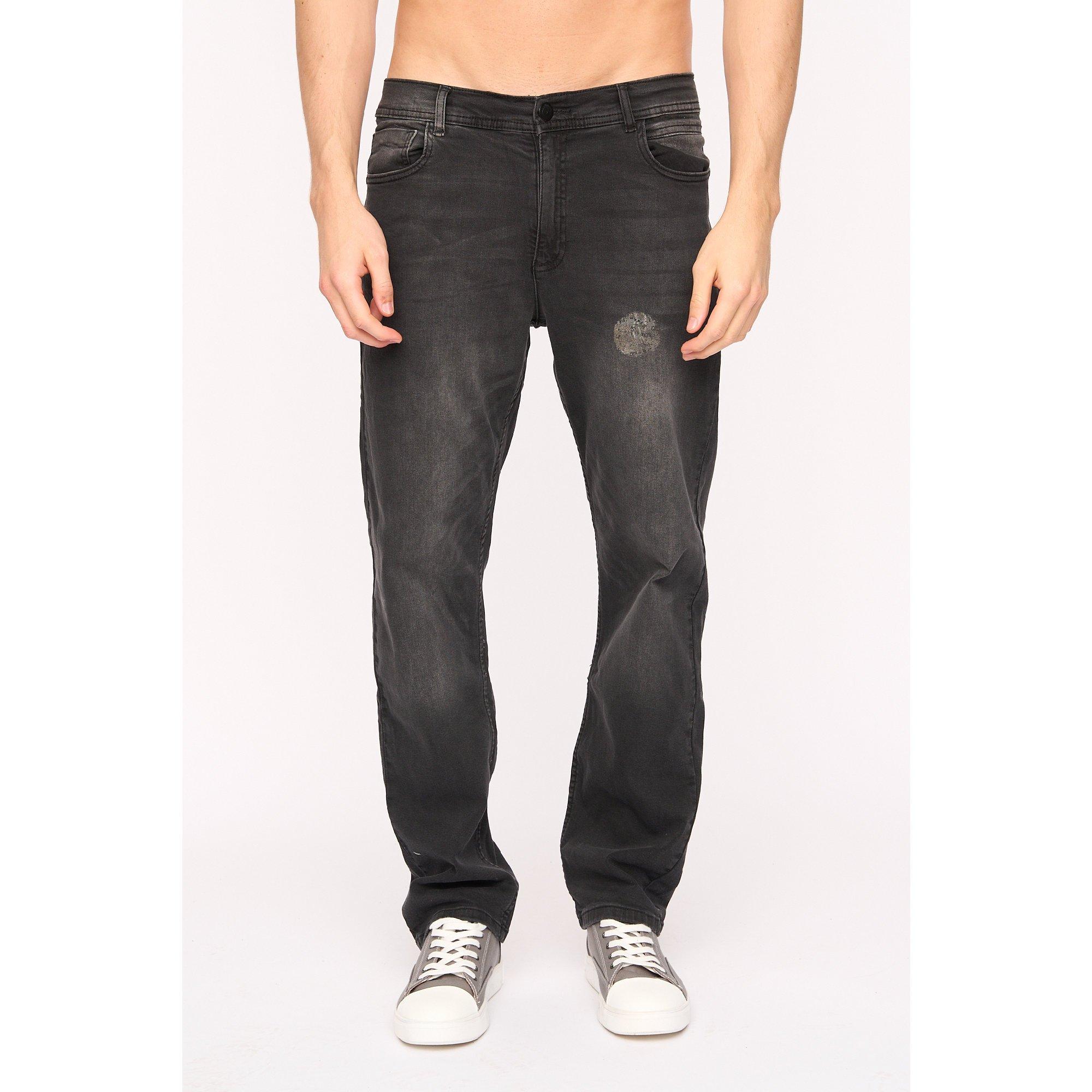 BLACK - Duck and Cover - Men's Kelvyn Relaxed Fit Straight Leg Jeans - 3