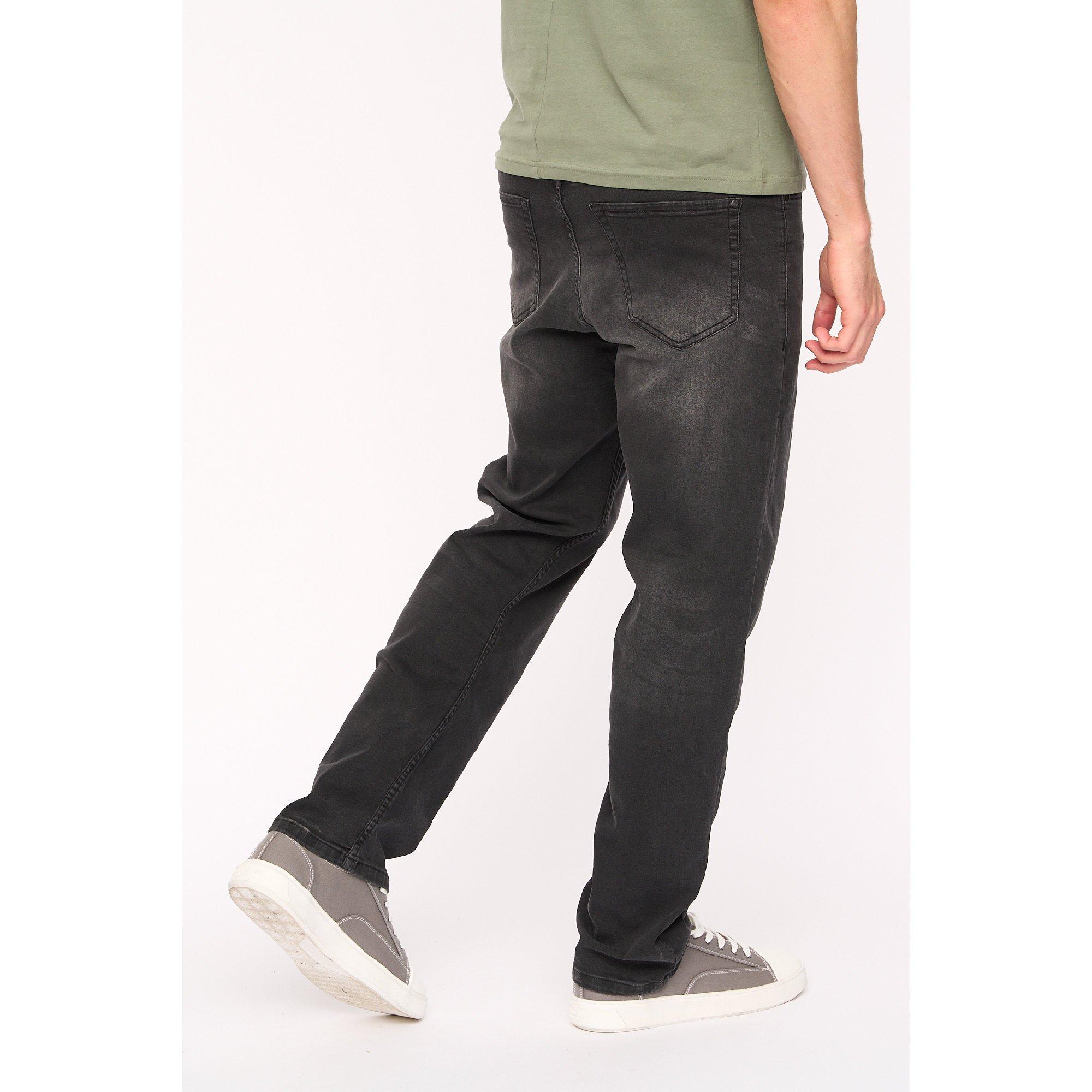 BLACK - Duck and Cover - Men's Kelvyn Relaxed Fit Straight Leg Jeans - 4