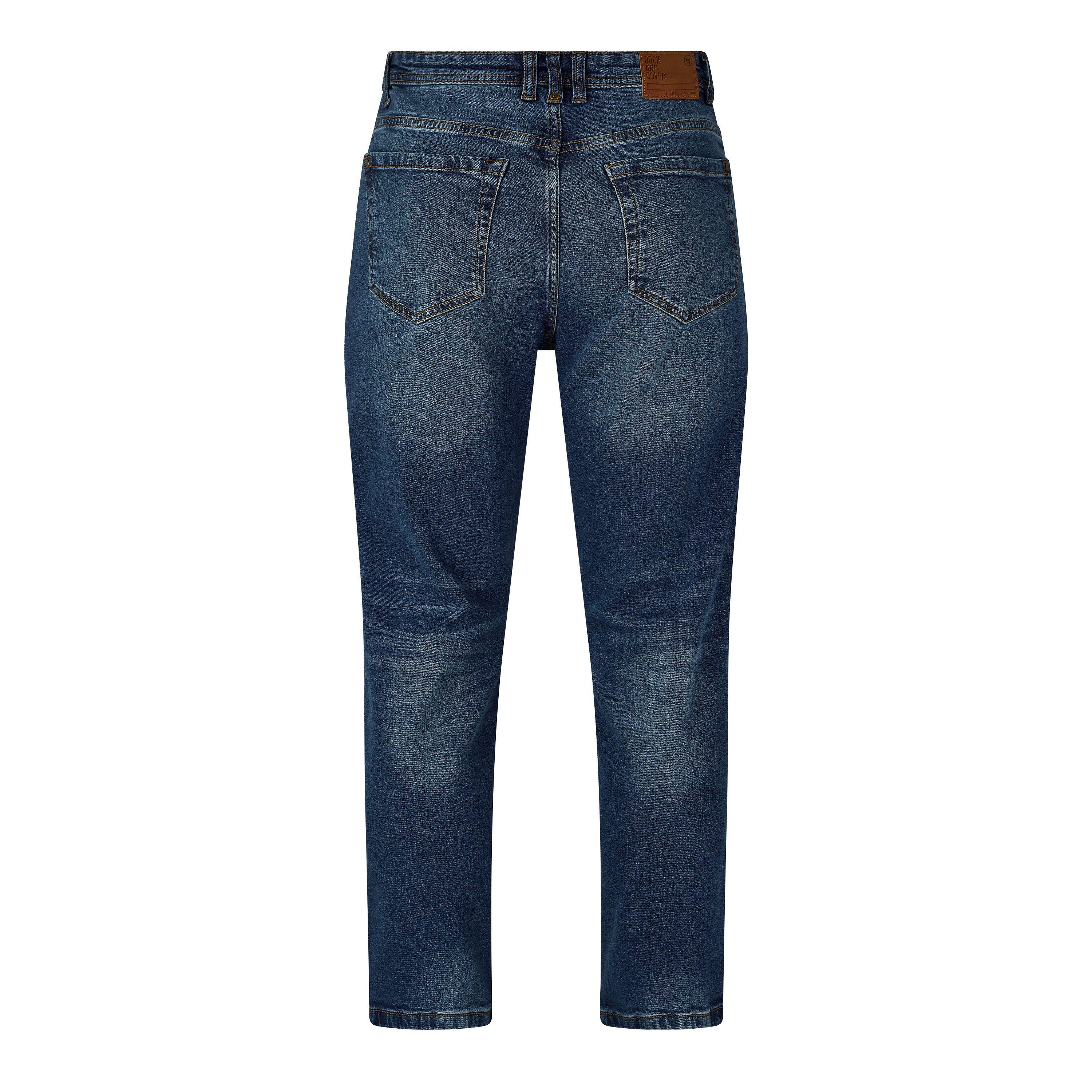 MID WASH - Duck and Cover - Men's Kelvyn Relaxed Fit Straight Leg Jeans - 2
