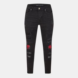 Brave Soul Jean with Contrast Panels