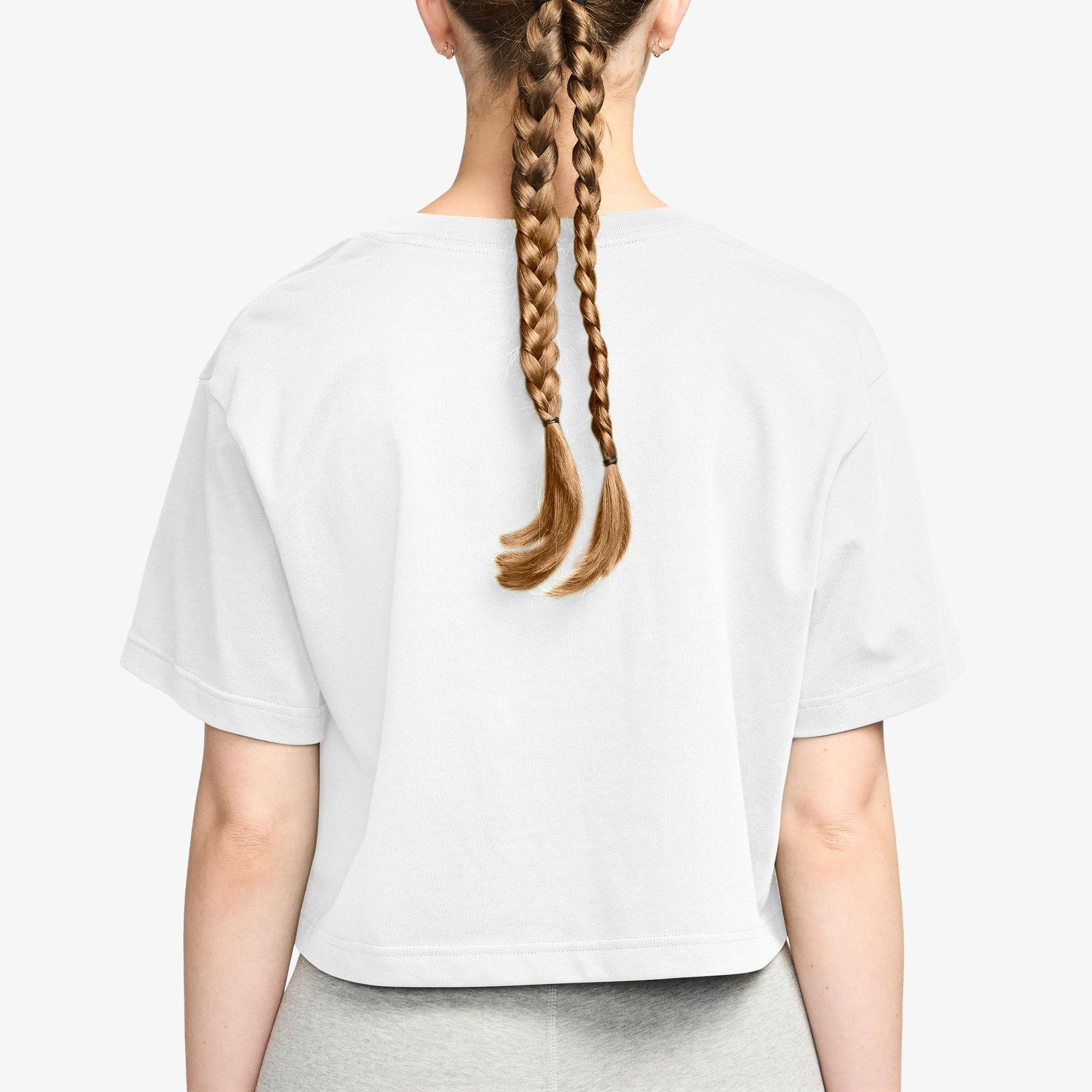 White/Black - Nike - Classic Crop T Ld62 - 2