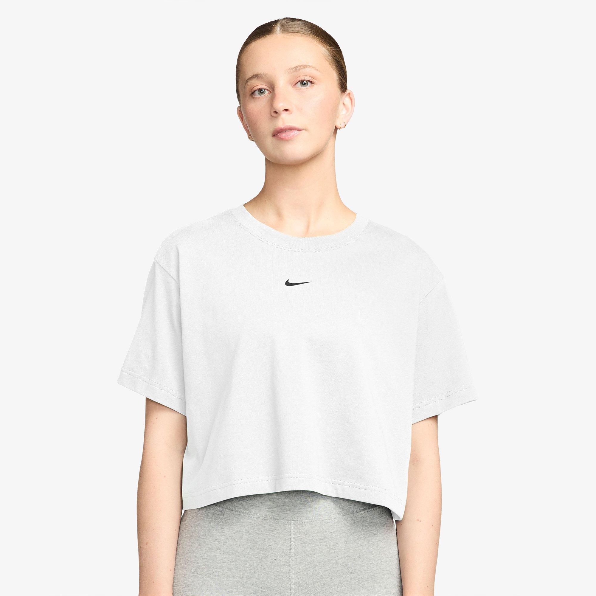 White/Black - Nike - Classic Crop T Ld62 - 4