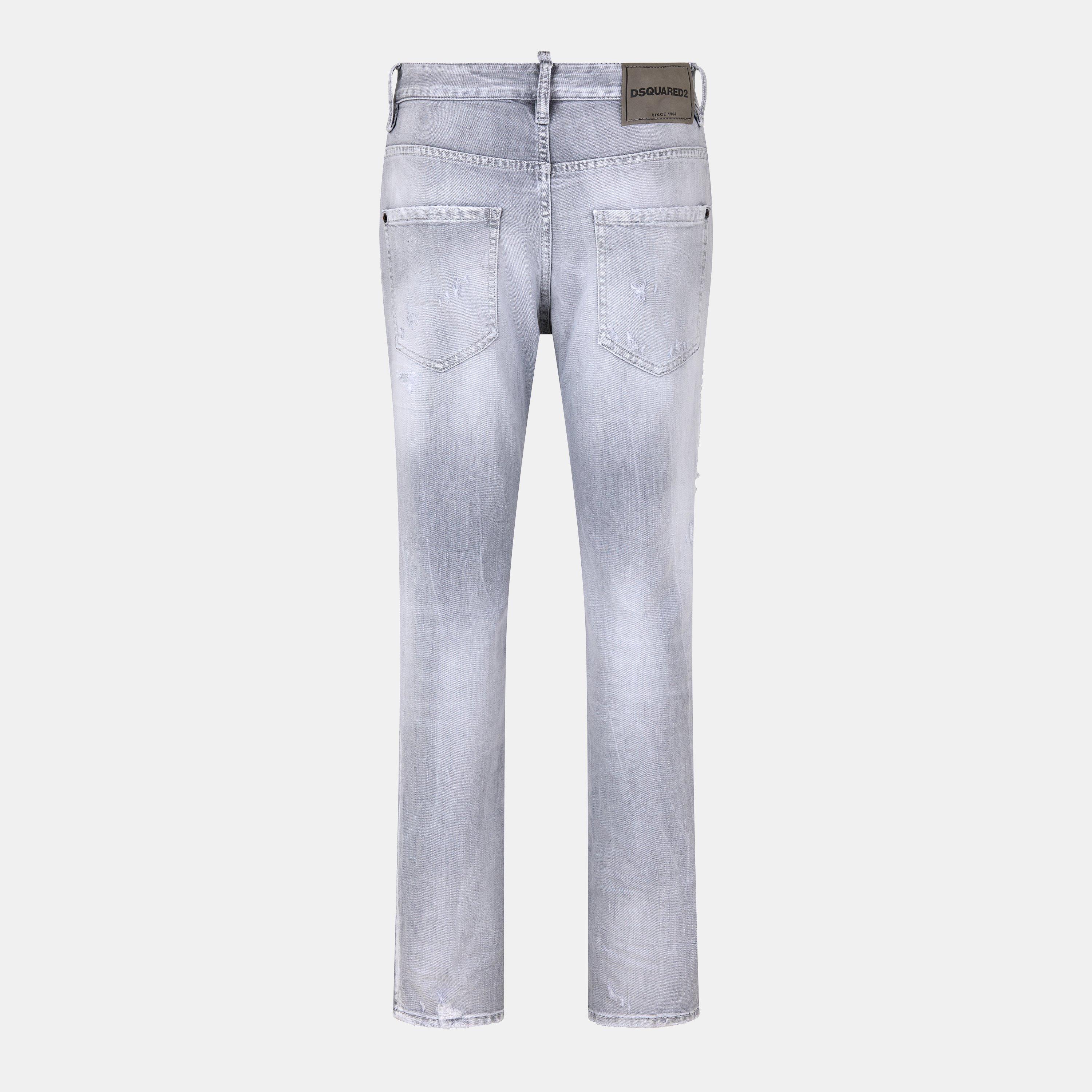 Grey - DSquared2 - Skater Jeans - 2