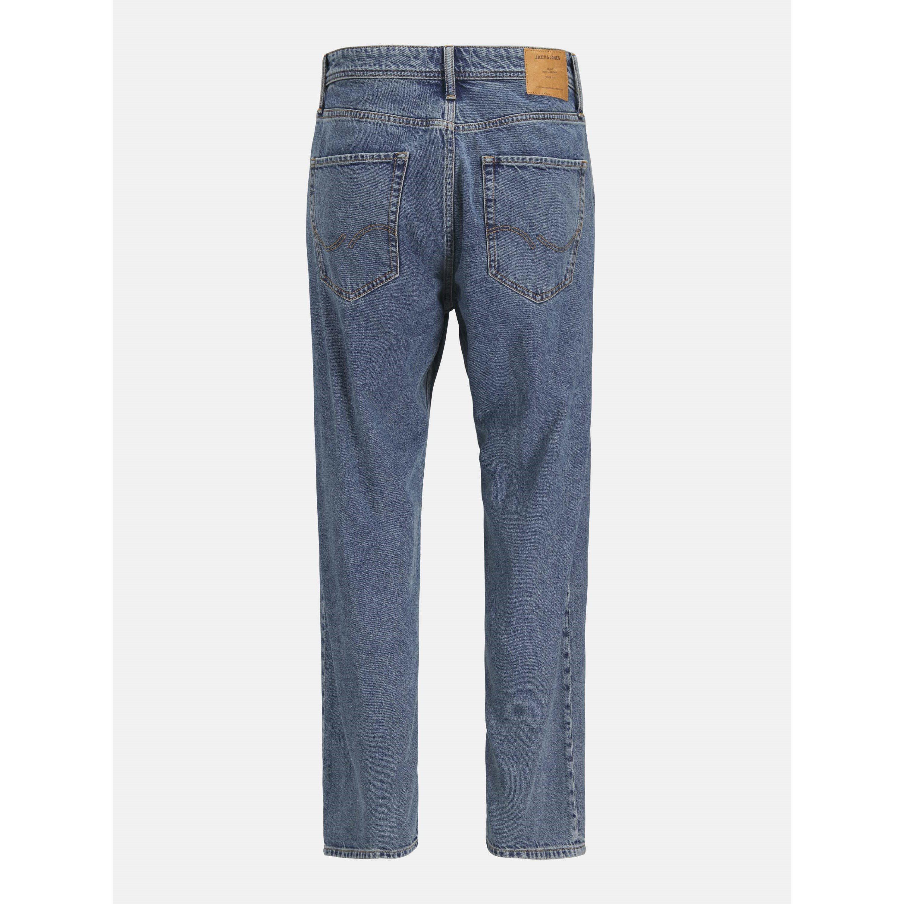 Blauwe Denim - Jack and Jones - Men's Chris Original Straight Leg Jeans - 2