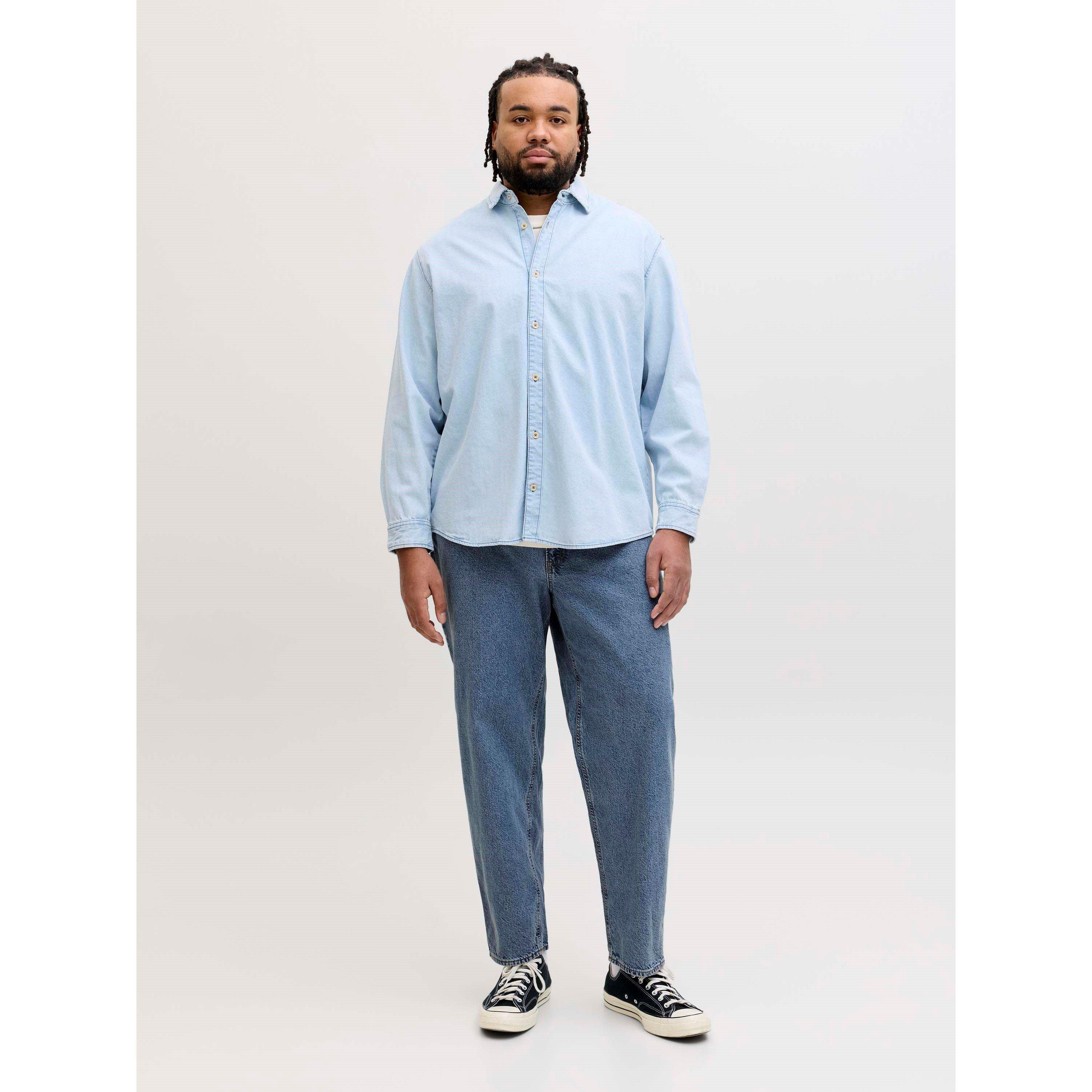 Blauwe Denim - Jack and Jones - Men's Chris Original Straight Leg Jeans - 3