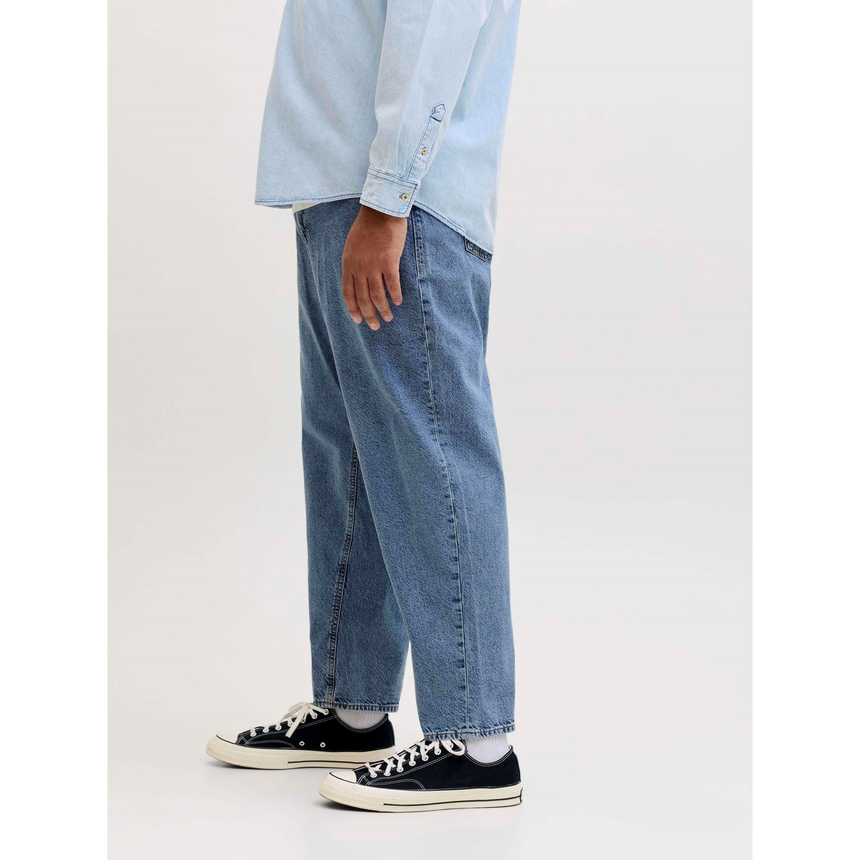 Blauwe Denim - Jack and Jones - Men's Chris Original Straight Leg Jeans - 7