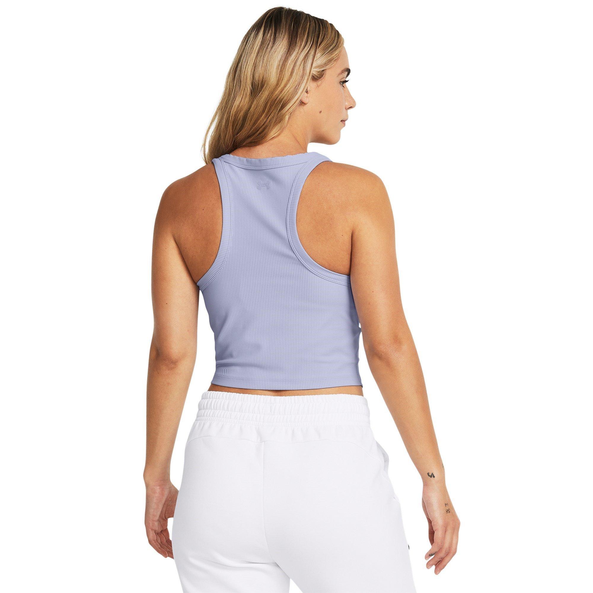 Paars - Under Armour - Meridian Rib Cropped Tank Womens - 3