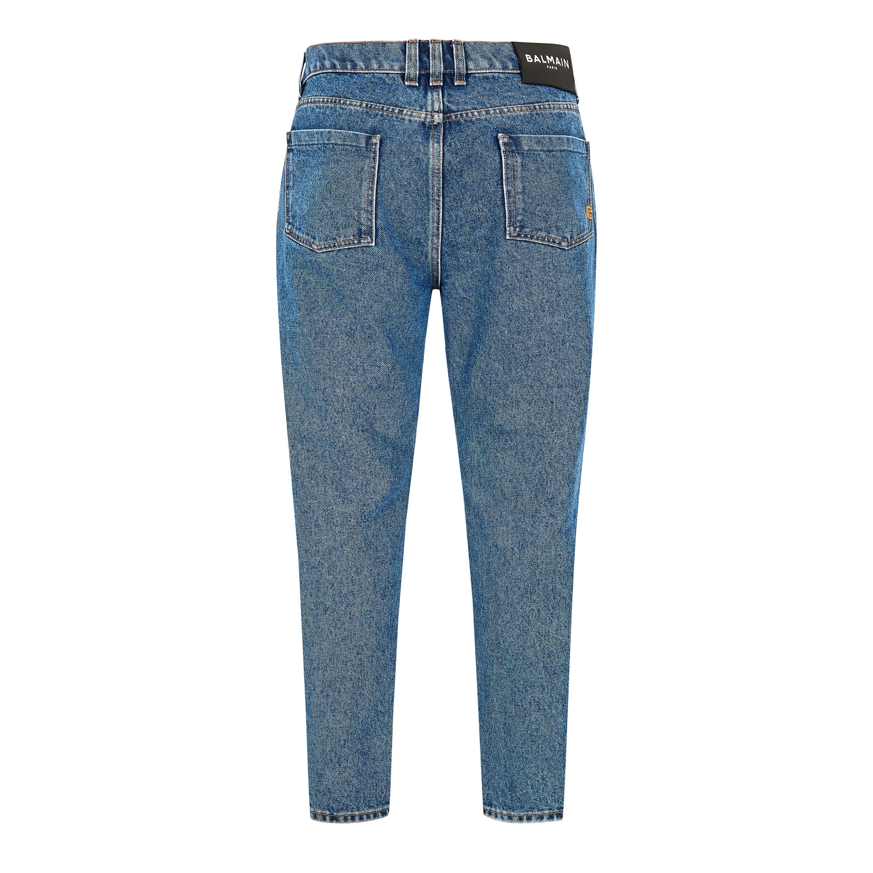 Blue - Balmain - Balmain Regular Jean Sn62 - 2