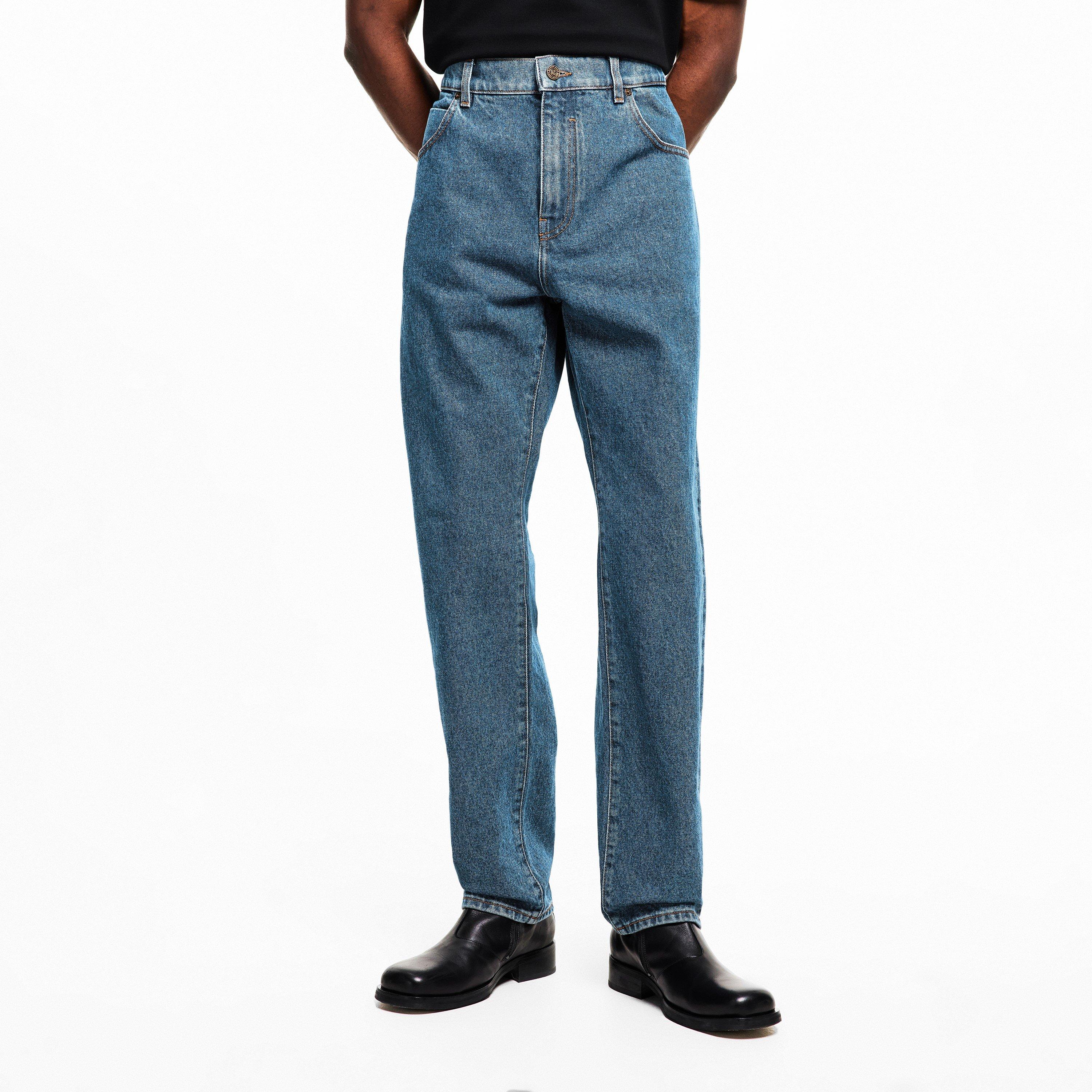 Blue - Balmain - Balmain Regular Jean Sn62 - 3