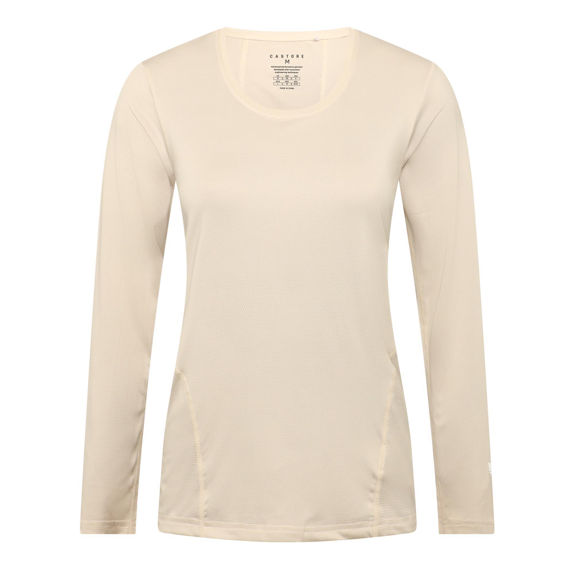 Castore Women's Long Sleeve T-Shirt - Beige - 12 (M)